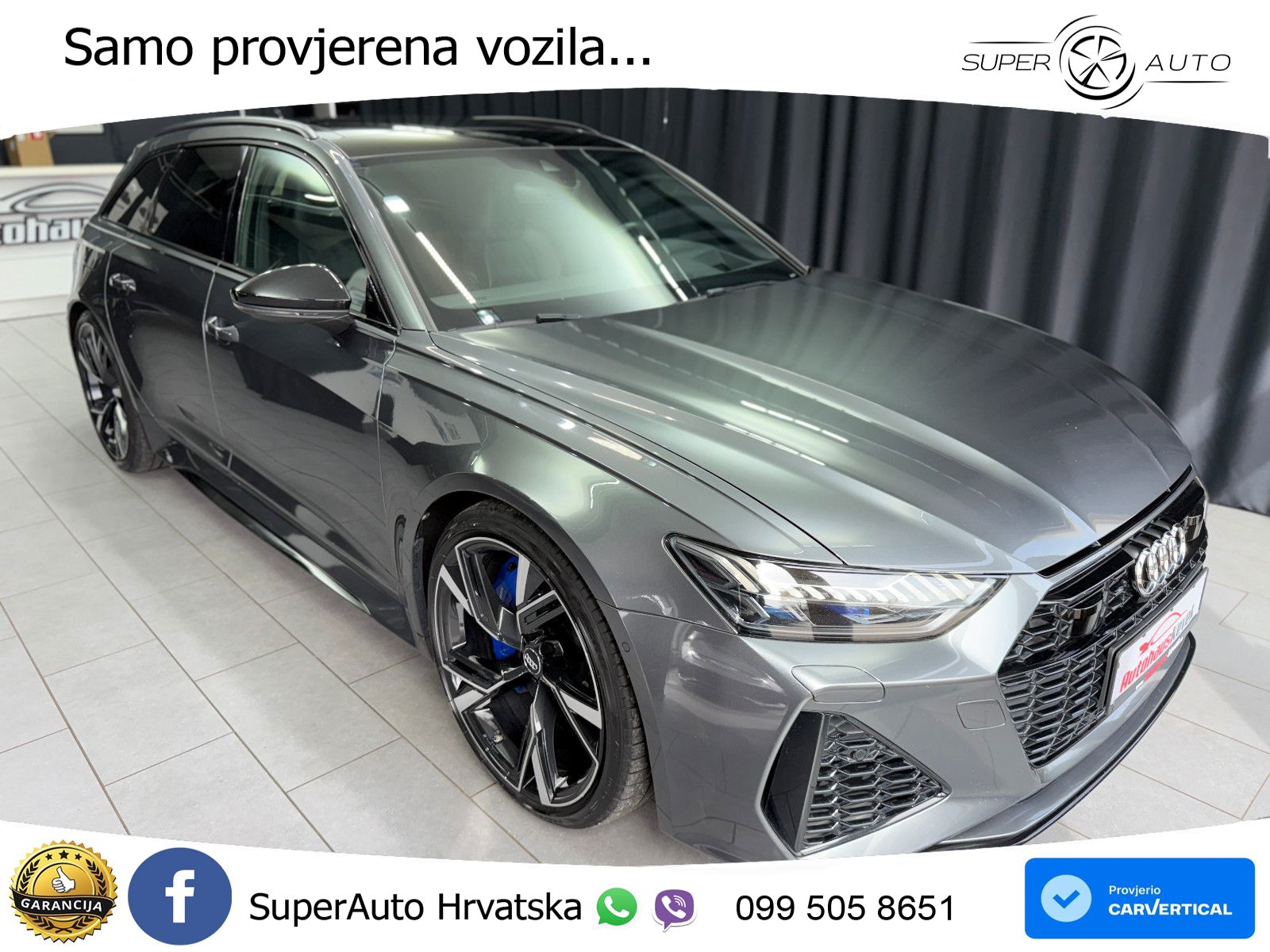 Audi RS6 Avant 4.0 TFSI V8 (600 KS) quattro Tiptronic LED+GR SJED+ACC