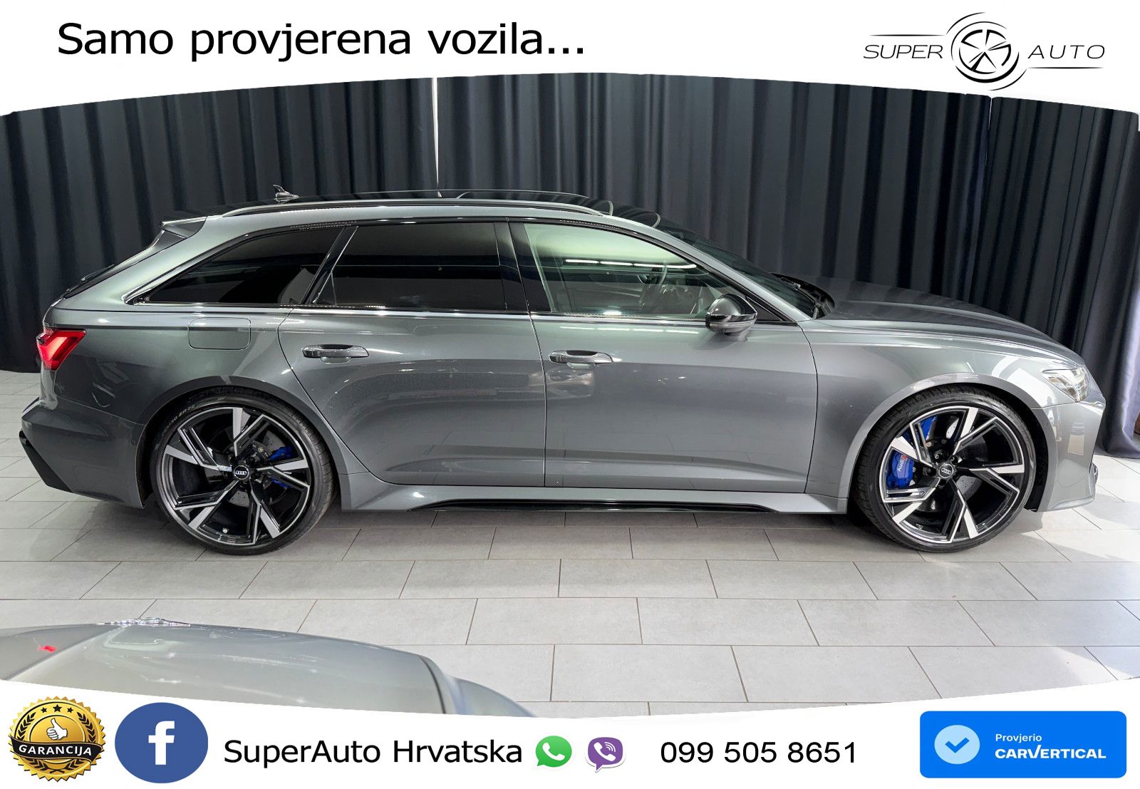 Audi RS6 Avant 4.0 TFSI V8 (600 KS) quattro Tiptronic LED+GR SJED+ACC