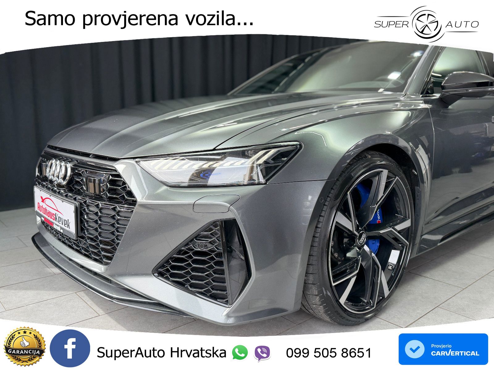 Audi RS6 Avant 4.0 TFSI V8 (600 KS) quattro Tiptronic LED+GR SJED+ACC