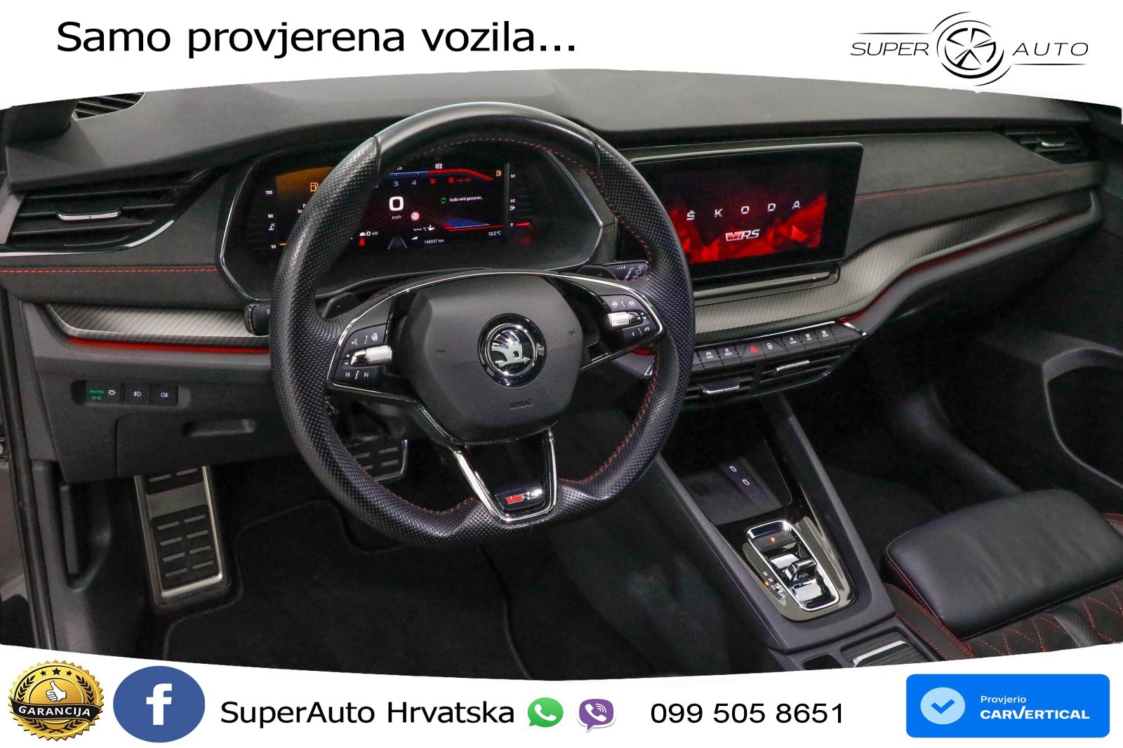 Škoda Octavia Combi RS 2.0 TDI (200 KS) DSG LED+GR SJED+ACC
