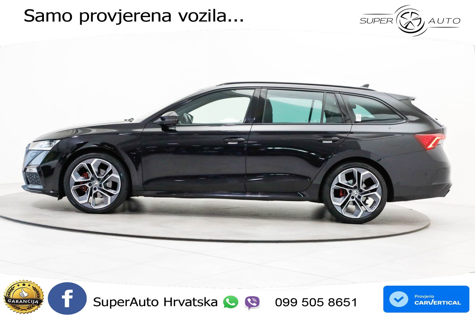 Škoda Octavia Combi RS 2.0 TDI (200 KS) DSG LED+GR SJED+ACC
