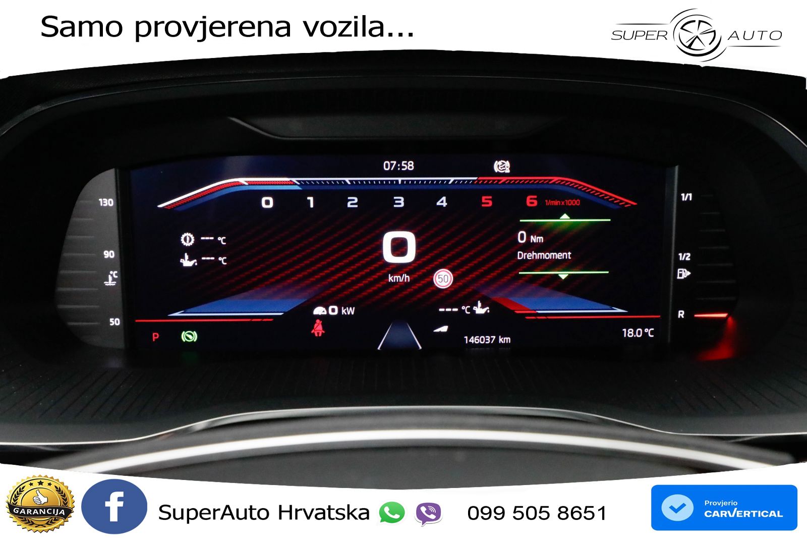 Škoda Octavia Combi RS 2.0 TDI (200 KS) DSG LED+GR SJED+ACC