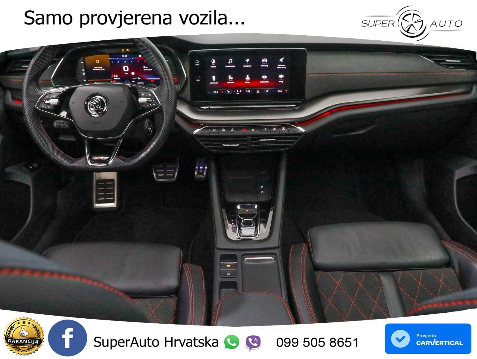 Škoda Octavia Combi RS 2.0 TDI (200 KS) DSG LED+GR SJED+ACC