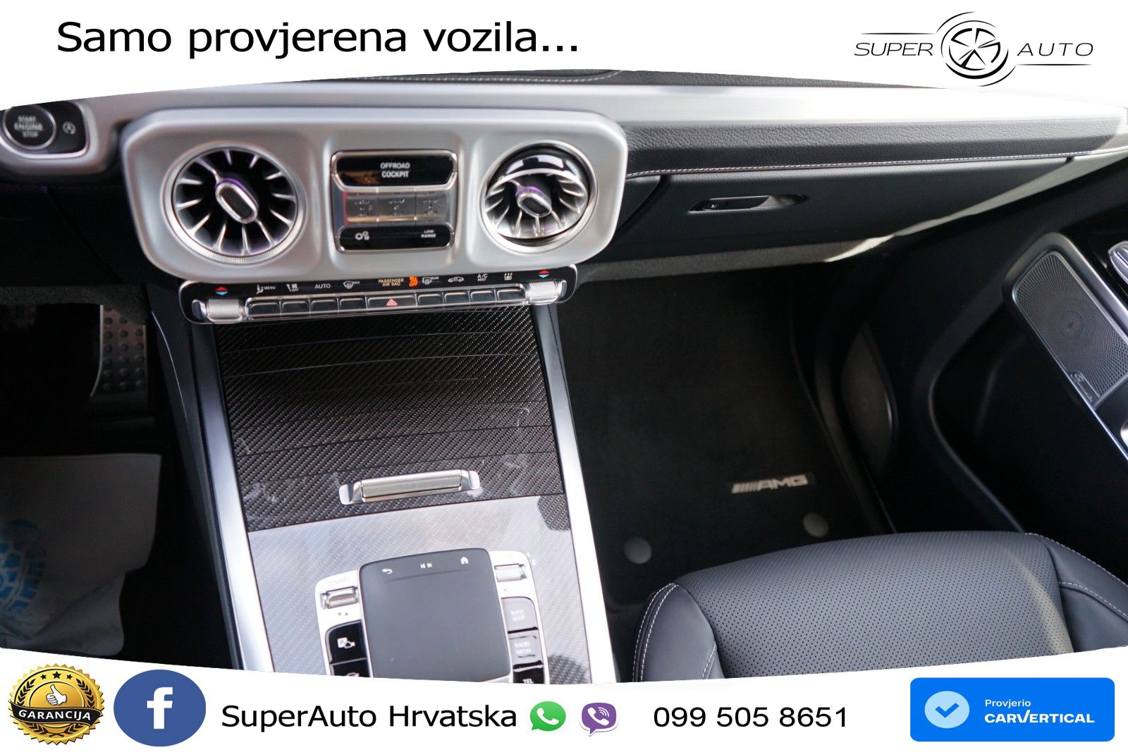 Mercedes AMG G 63 Long V8 (585 KS) 4MATIC 9G-TRONIC AMG SPEEDSHIFT TCT ACC+GR SJED+360+PANO