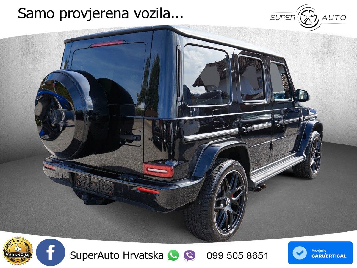 Mercedes AMG G 63 Long V8 (585 KS) 4MATIC 9G-TRONIC AMG SPEEDSHIFT TCT ACC+GR SJED+360+PANO