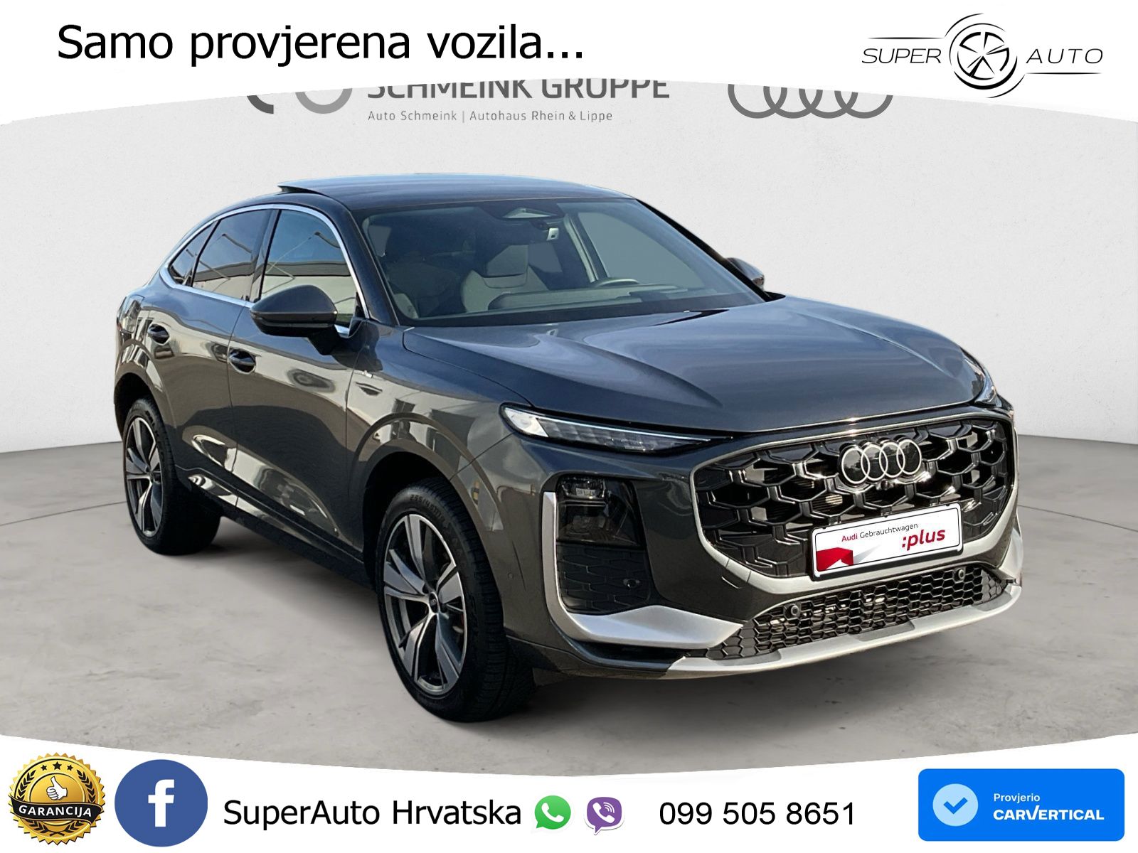 Audi Q3 Sportback 1.5 TFSIe (272 KS) S tronic 2x S line LED+GR SJED+ACC