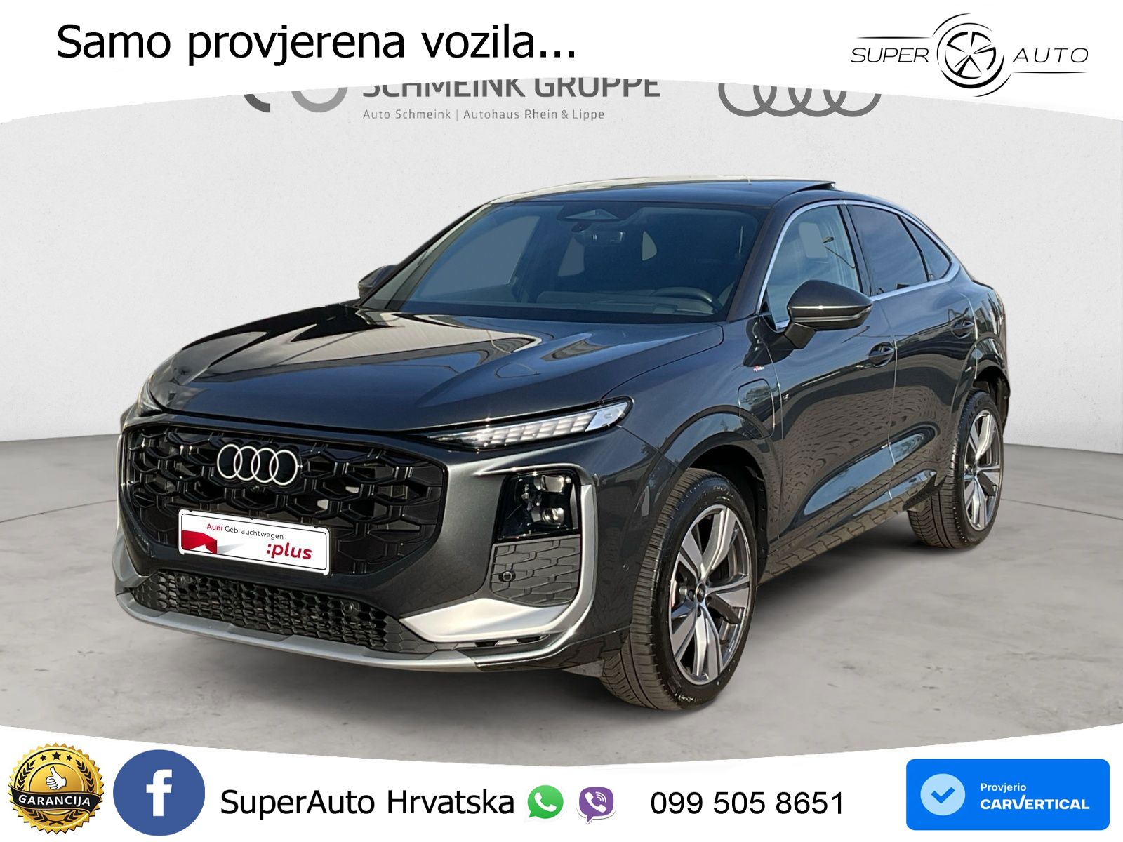Audi Q3 Sportback 1.5 TFSIe (272 KS) S tronic 2x S line LED+GR SJED+ACC