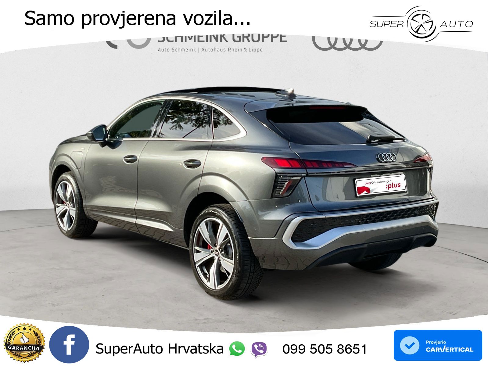 Audi Q3 Sportback 1.5 TFSIe (272 KS) S tronic 2x S line LED+GR SJED+ACC