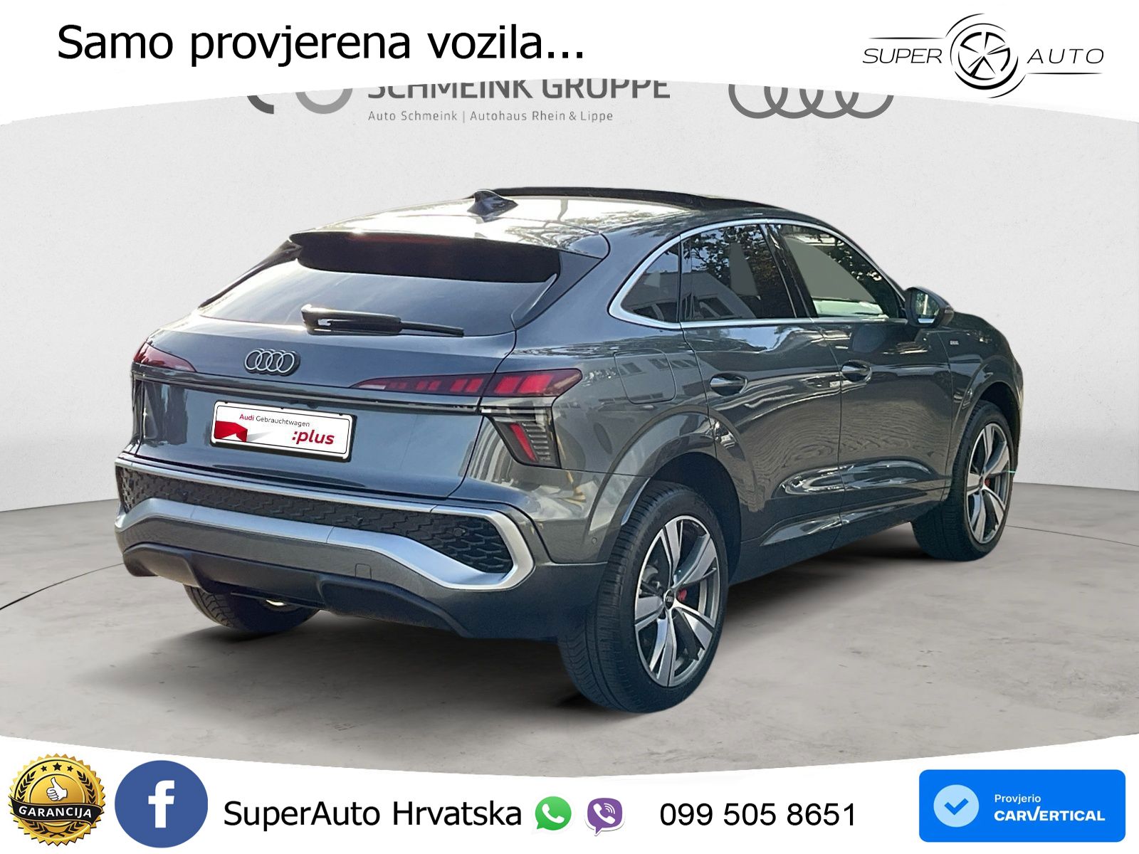 Audi Q3 Sportback 1.5 TFSIe (272 KS) S tronic 2x S line LED+GR SJED+ACC