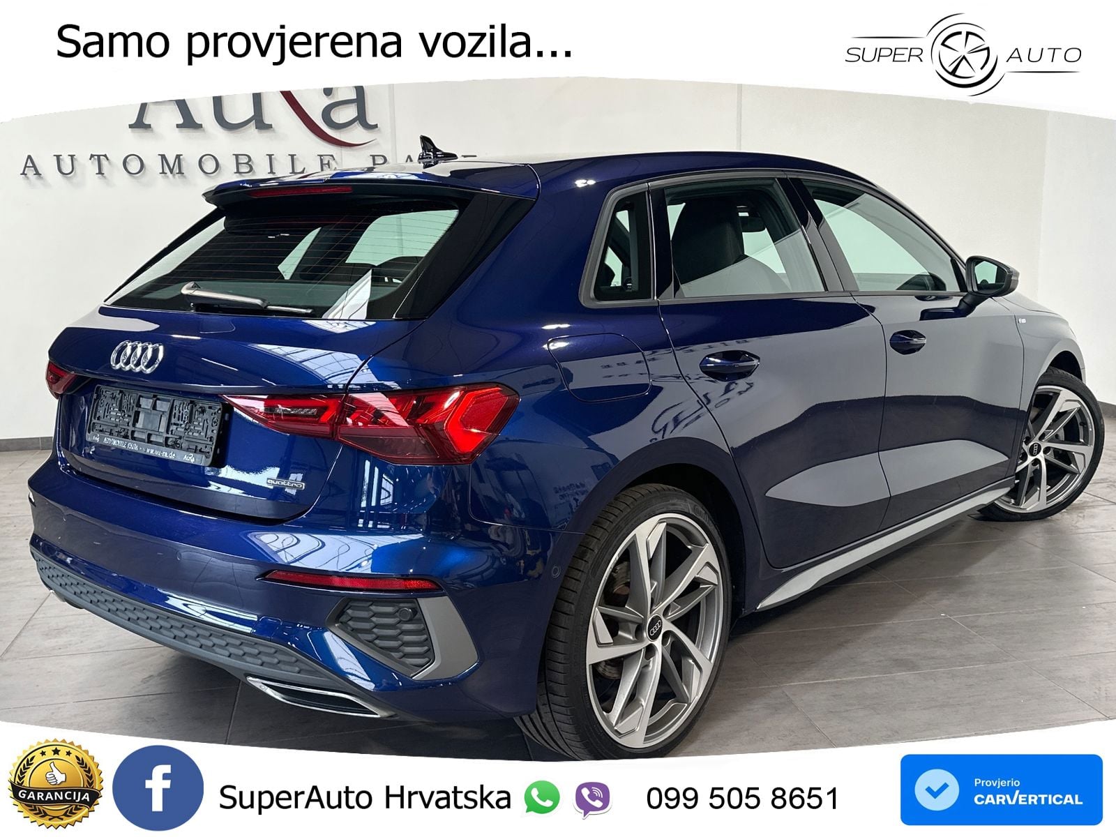 Audi A3 40 TDI (200 KS) quattro S tronic S line LED+GR SJED+ACC