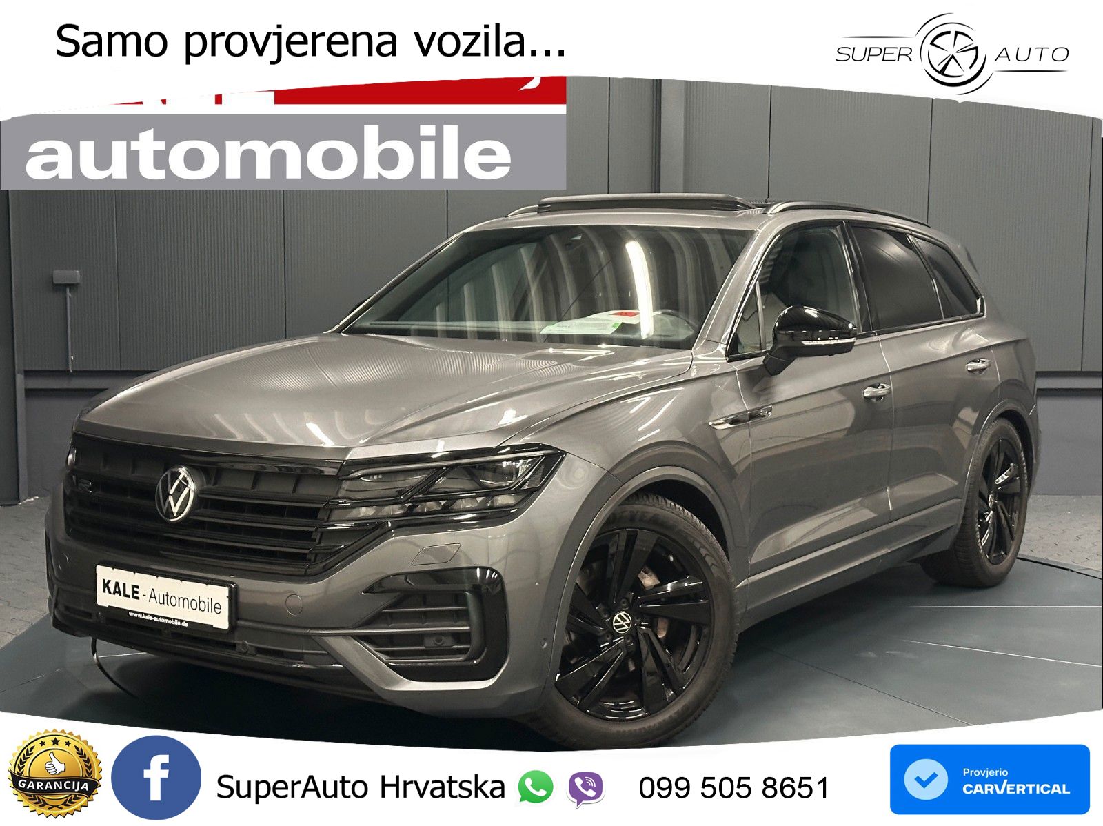 Volkswagen Touareg 3.0 V6 TDI (286 KS) 4MOTION Tiptronic R-Line LED+GR SJED+ACC