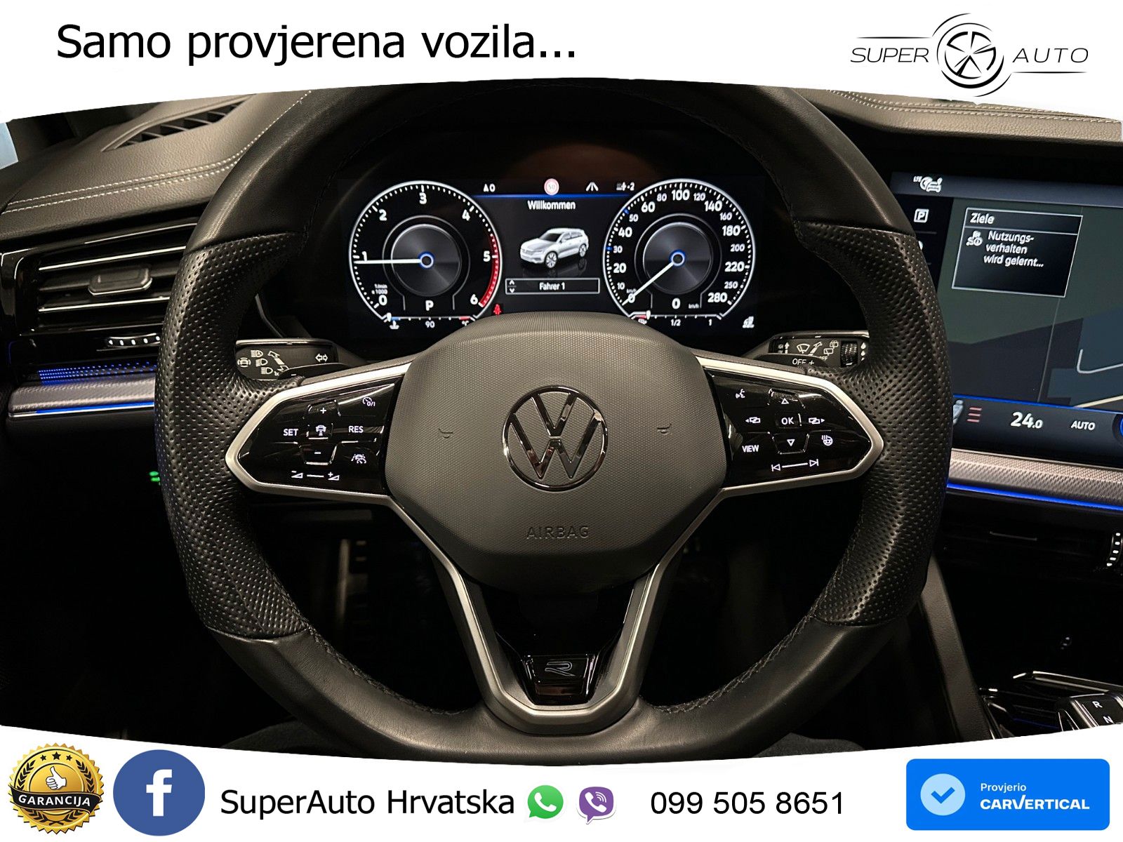 Volkswagen Touareg 3.0 V6 TDI (286 KS) 4MOTION Tiptronic R-Line LED+GR SJED+ACC