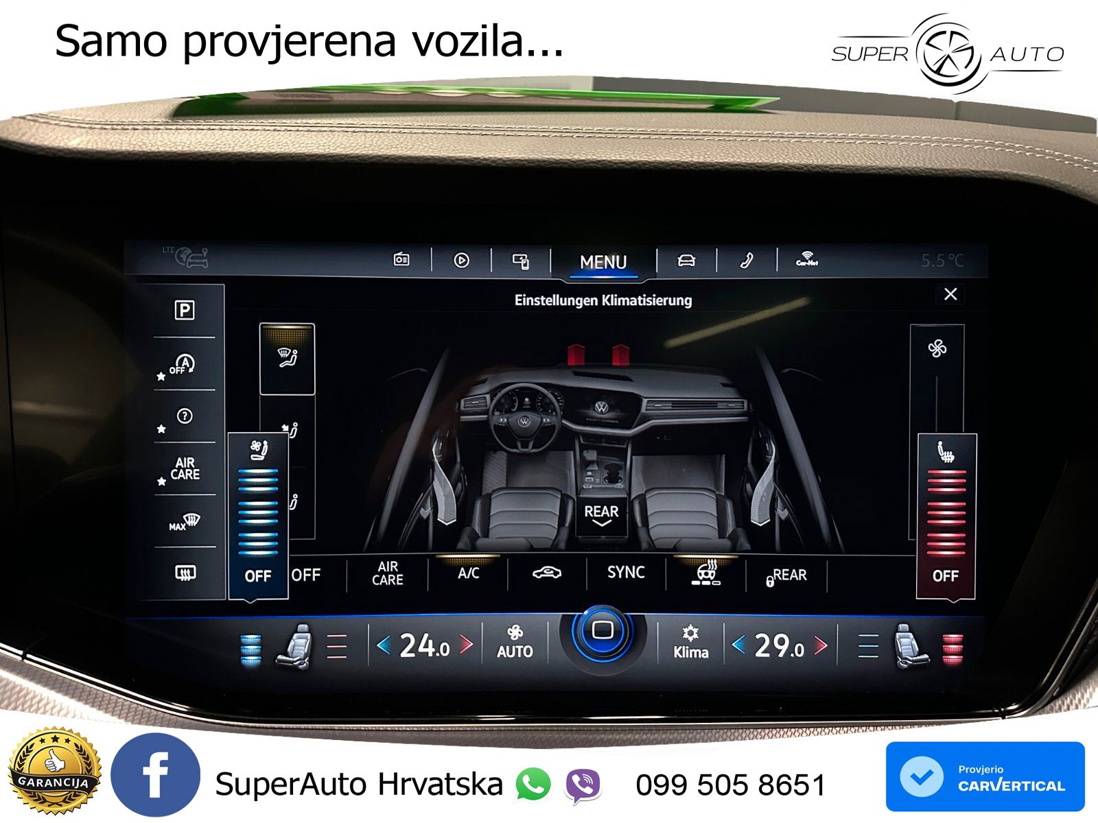 Volkswagen Touareg 3.0 V6 TDI (286 KS) 4MOTION Tiptronic R-Line LED+GR SJED+ACC
