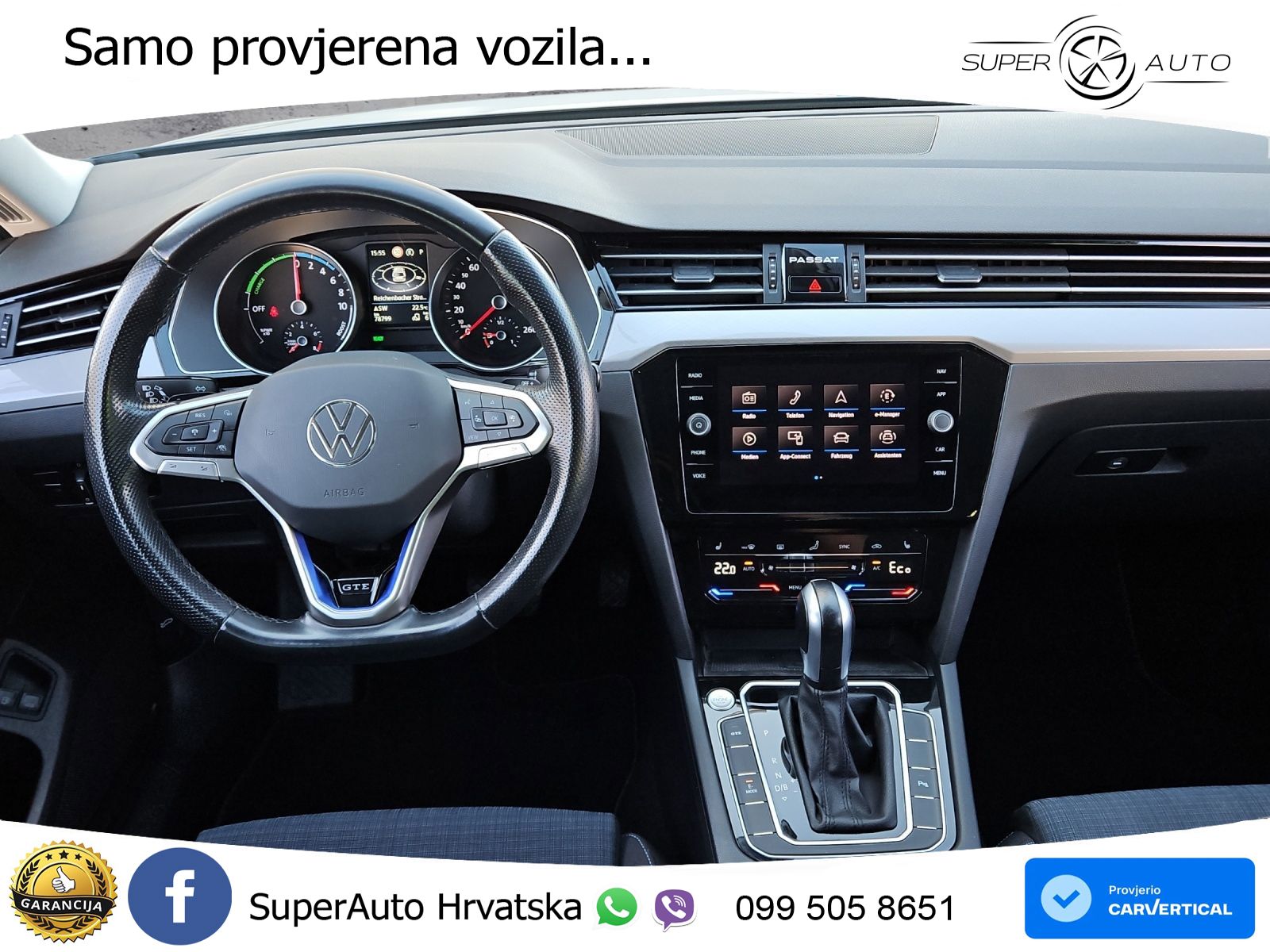Volkswagen Passat Variant GTE 1.4 TSI (218 KS) DSG LED+GR SJED+ACC