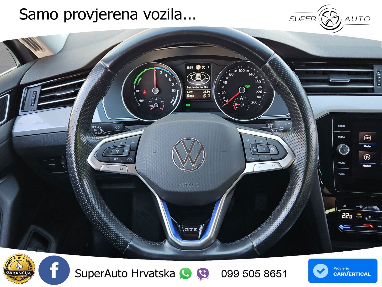 Volkswagen Passat Variant GTE 1.4 TSI (218 KS) DSG LED+GR SJED+ACC