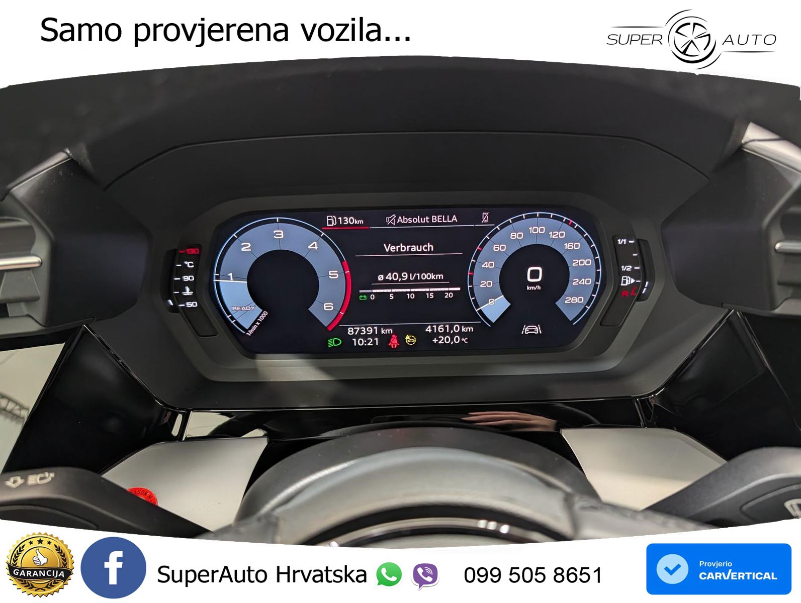 Audi A3 30 TDI (116 KS)