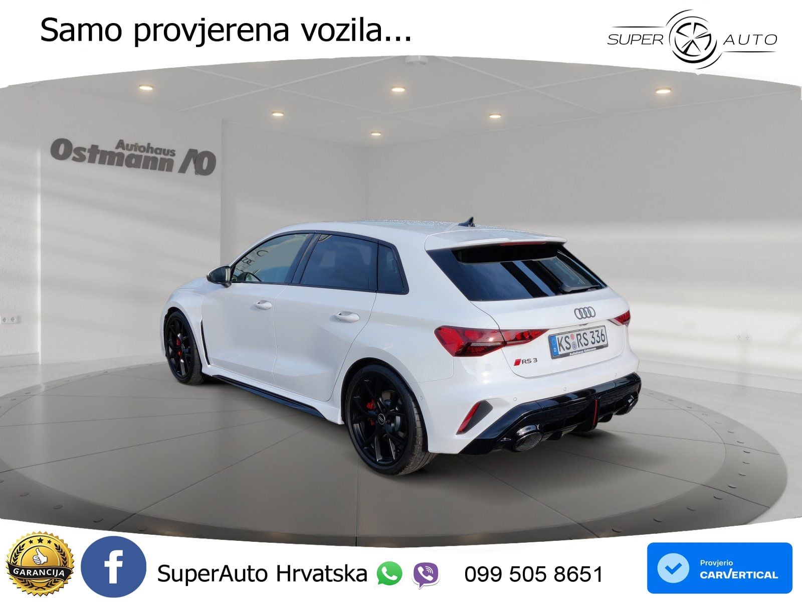 Audi RS3 Sedan 2.5 TFSI (400 KS) quattro S tronic MATRIX+GR SJED+KAM