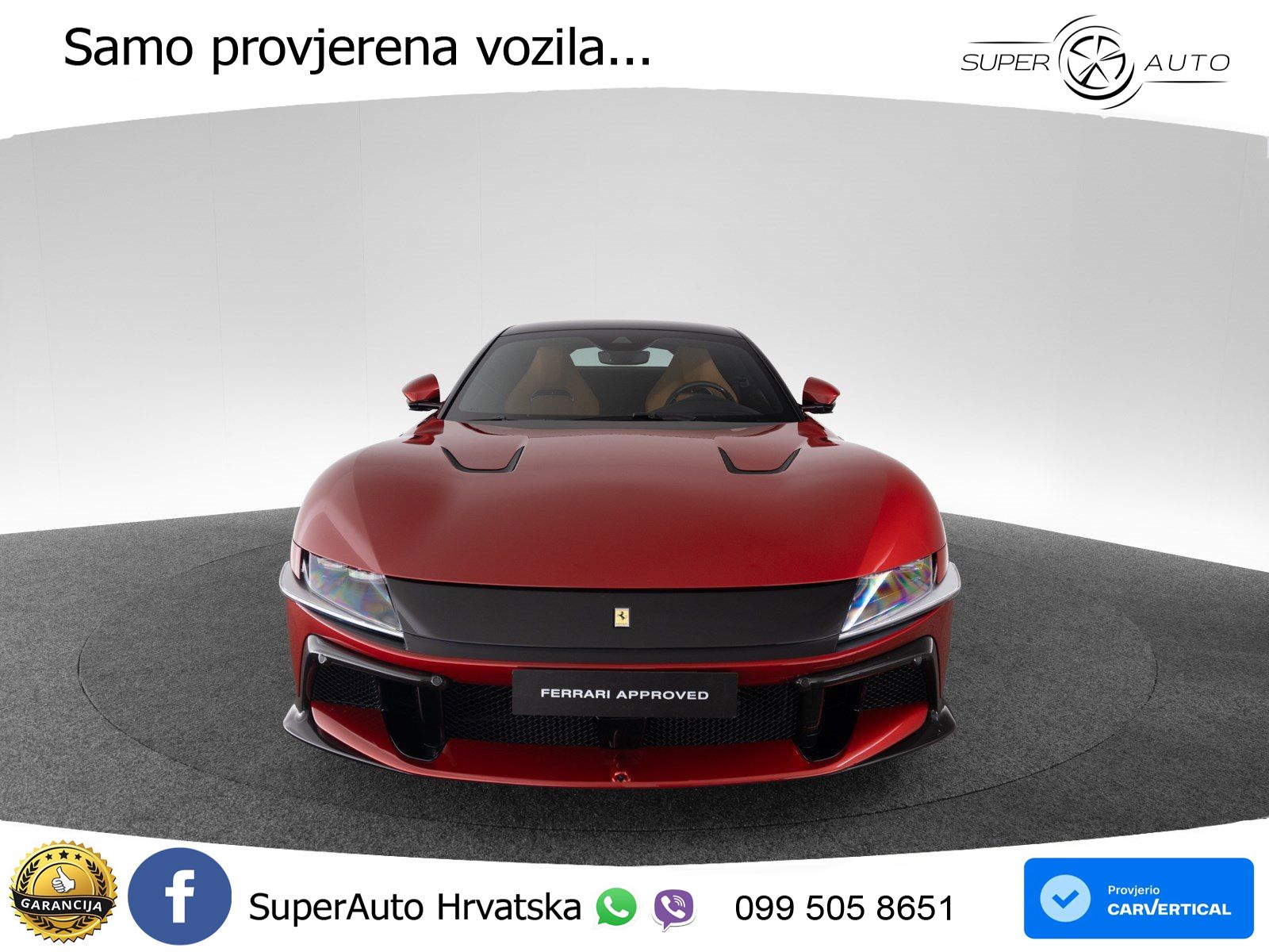 Ferrari 12Cilindri 6.5 V12 (830 KS) DCT ACC+HEAD+GR SJED+360+PANO