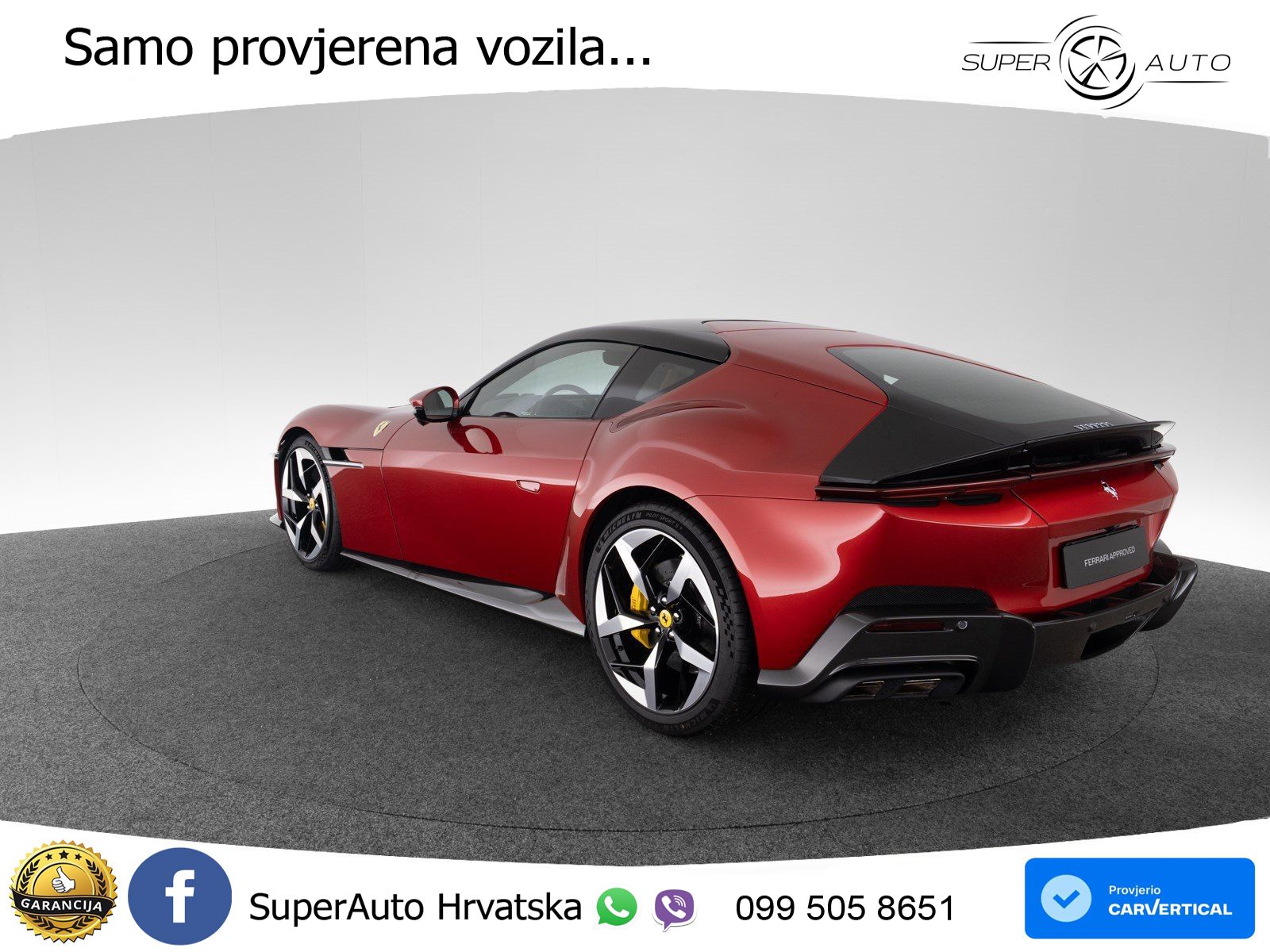 Ferrari 12Cilindri 6.5 V12 (830 KS) DCT ACC+HEAD+GR SJED+360+PANO