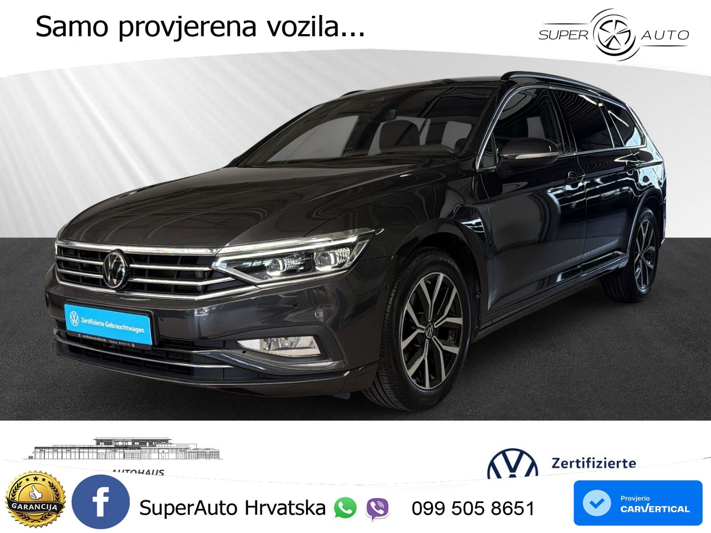 Volkswagen Passat Variant 2.0 TDI (200 KS) DSG Business MATRIX+GR SJED+KAM
