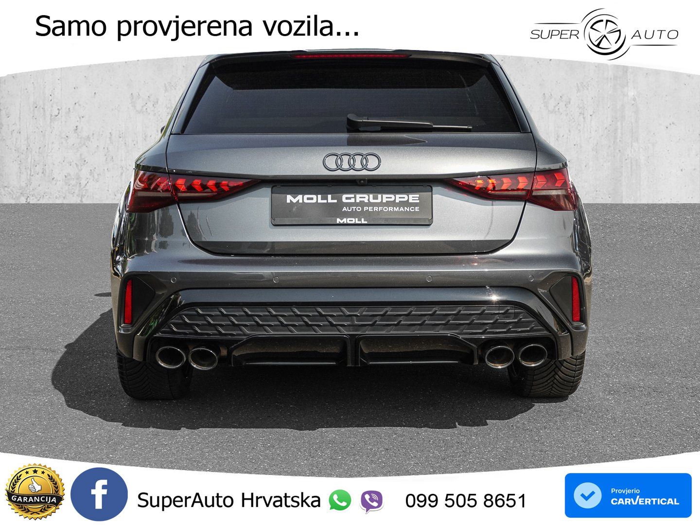 Audi S3 2.0 TFSI (333 KS) quattro S tronic MATRIX+GR SJED+KAM