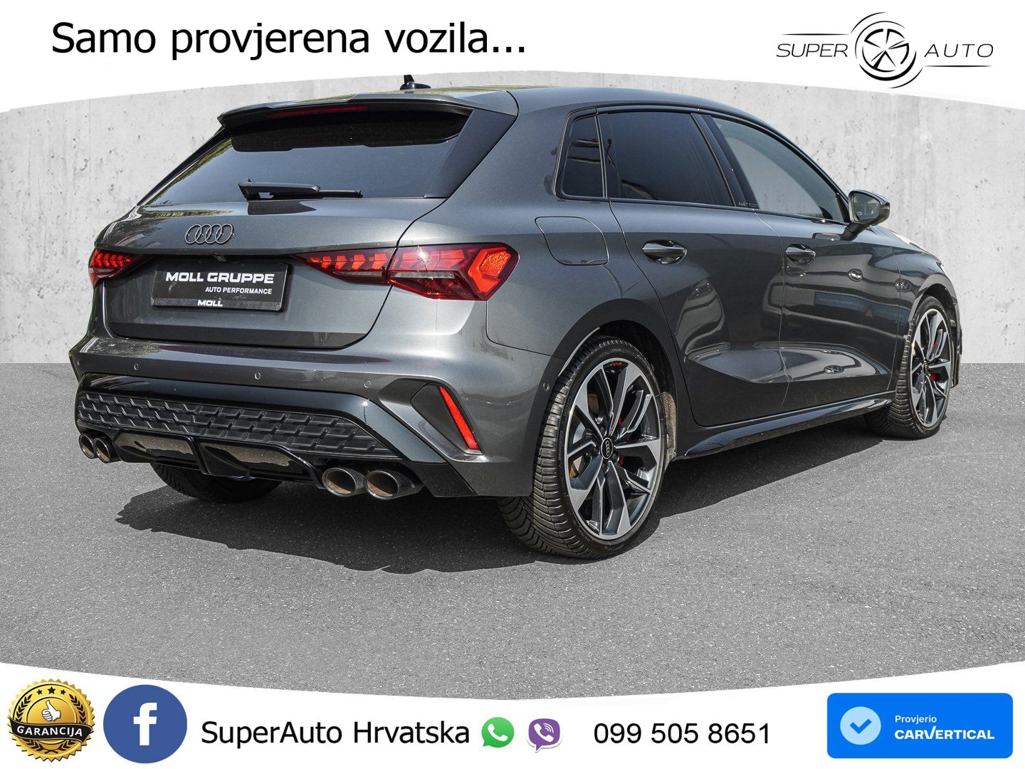 Audi S3 2.0 TFSI (333 KS) quattro S tronic MATRIX+GR SJED+KAM
