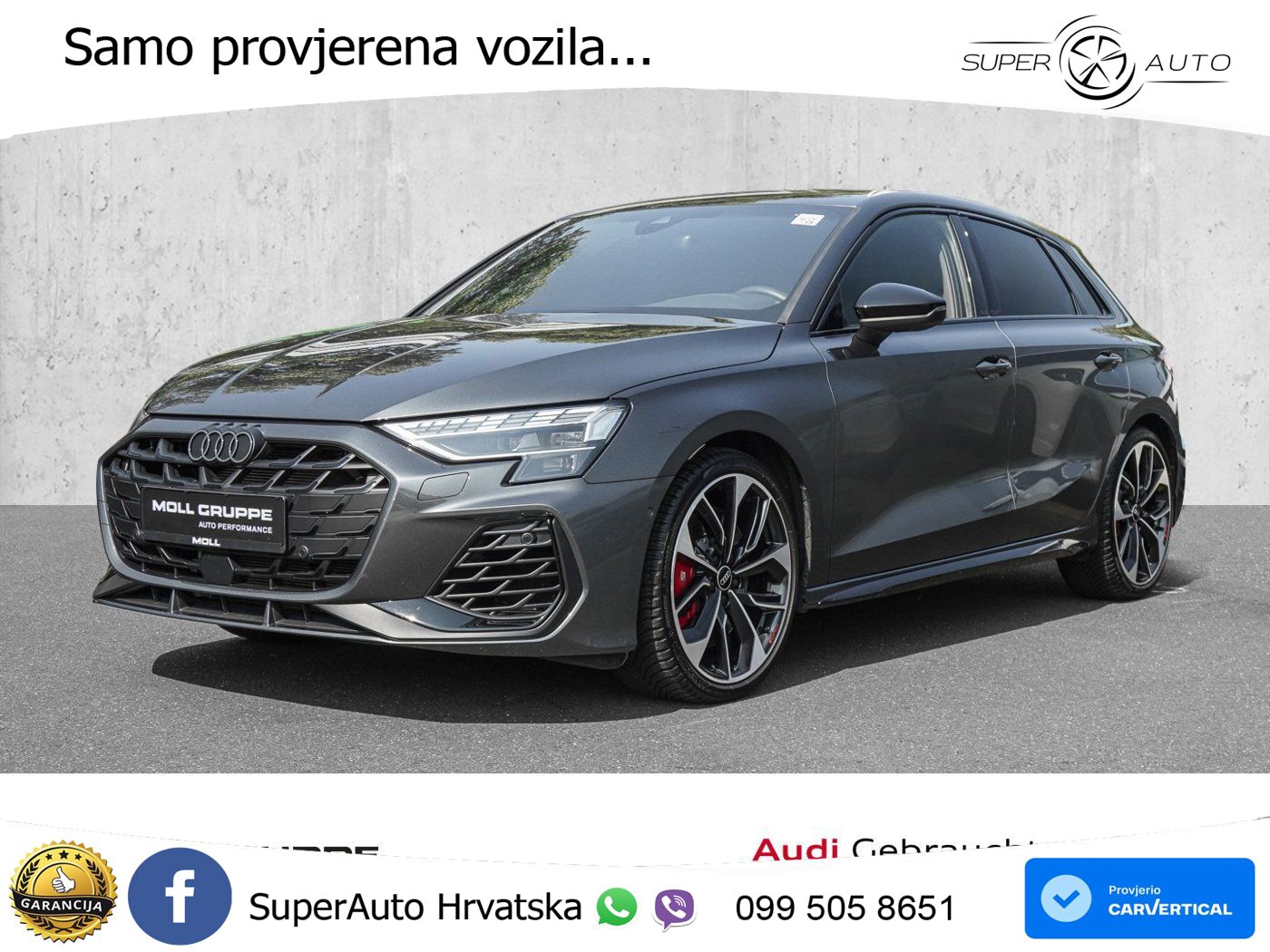 Audi S3 2.0 TFSI (333 KS) quattro S tronic MATRIX+GR SJED+KAM
