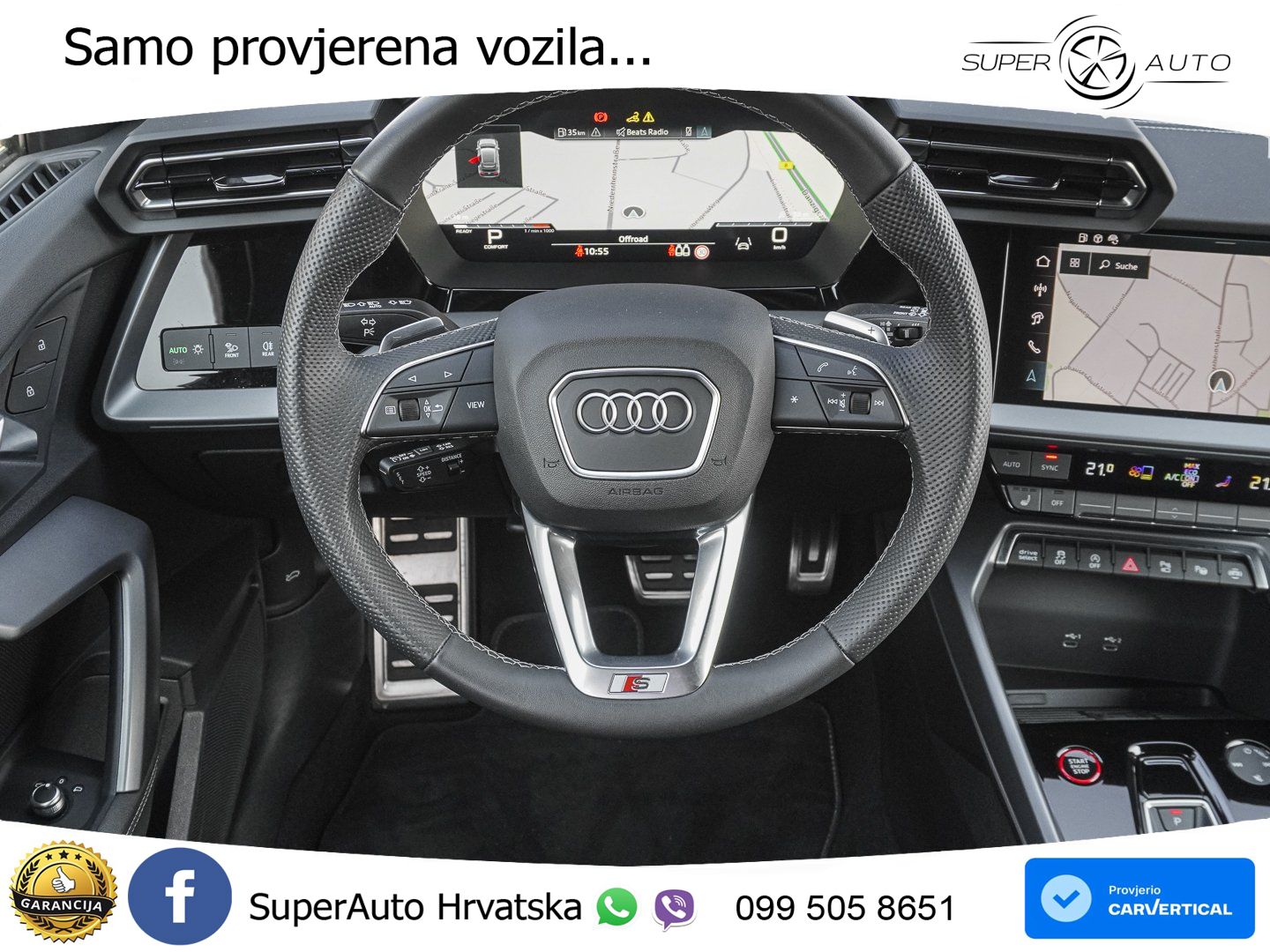 Audi S3 2.0 TFSI (333 KS) quattro S tronic MATRIX+GR SJED+KAM