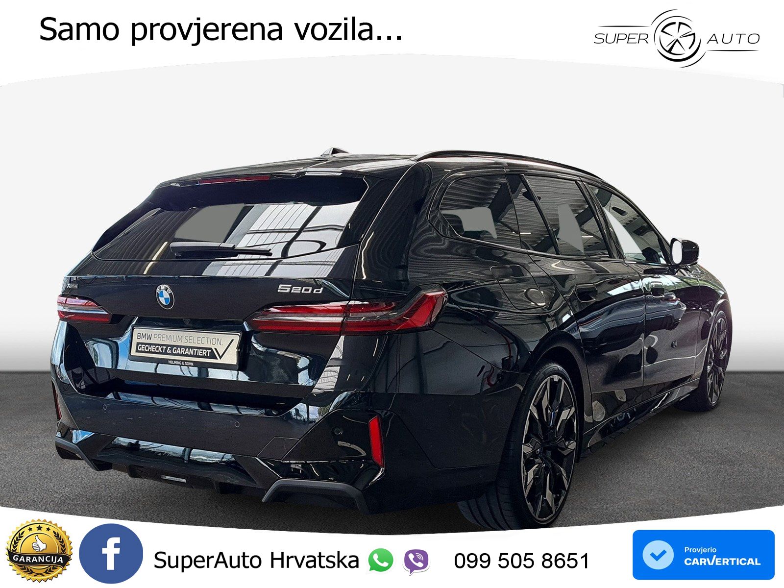 BMW 520d Touring (197 KS) xDrive Steptronic M Sport LED+GR SJED+ACC
