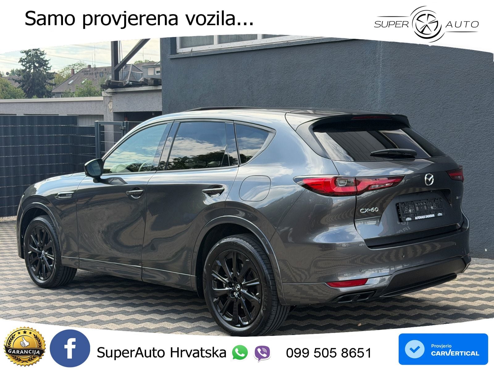 Mazda CX-60 3.3 e-Skyactiv D (200 KS) Automatic LED+GR SJED+ACC