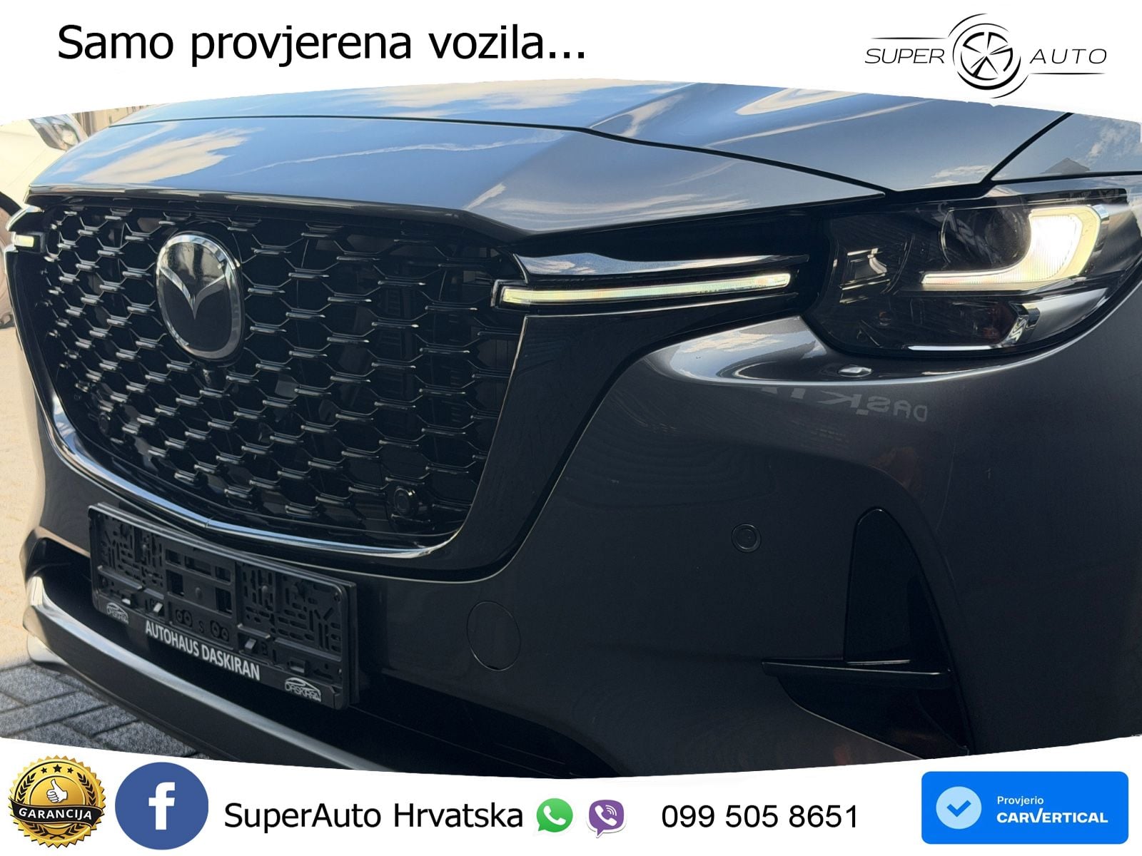 Mazda CX-60 3.3 e-Skyactiv D (200 KS) Automatic LED+GR SJED+ACC