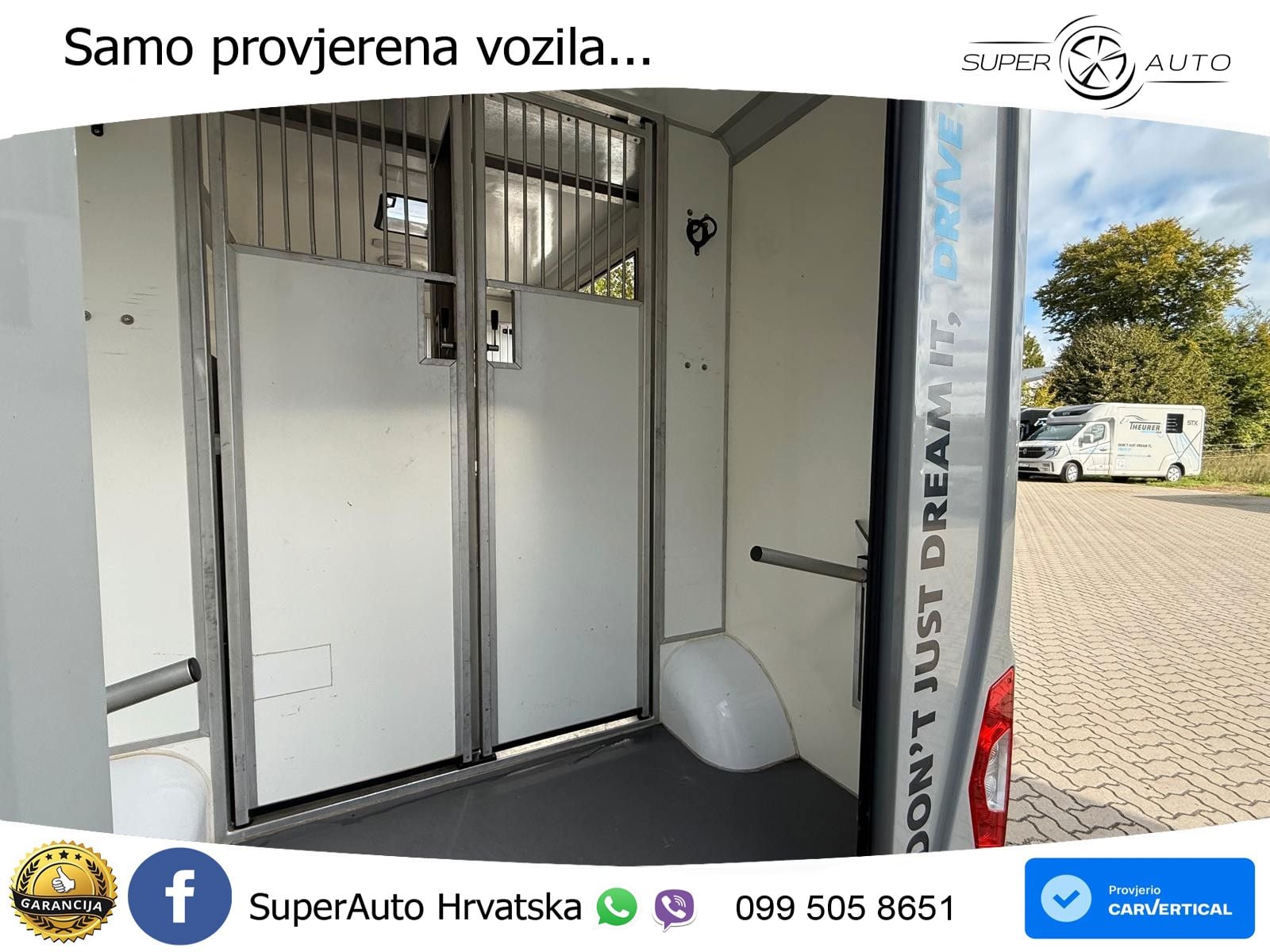 Renault Master STX 3 Sitzer  Haras / Hengste 163 KS