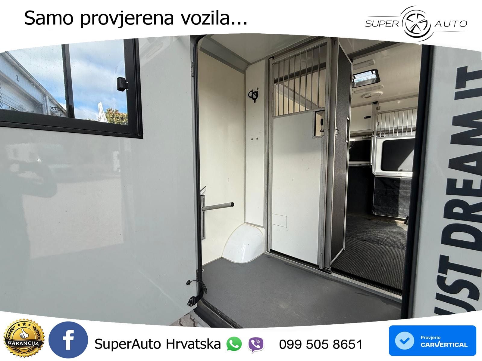 Renault Master STX 3 Sitzer  Haras / Hengste 163 KS
