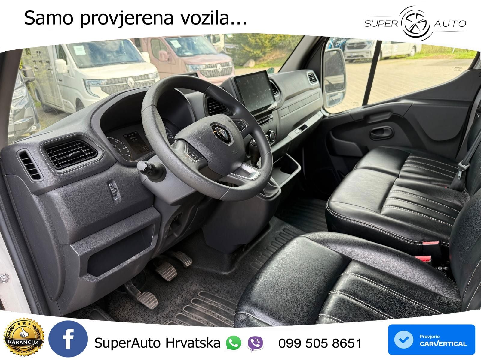 Renault Master STX 3 Sitzer  Haras / Hengste 163 KS