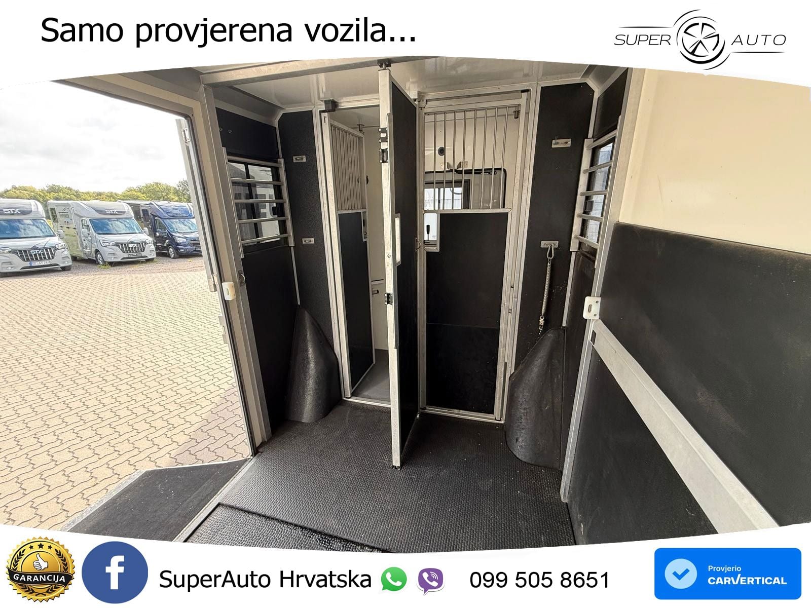 Renault Master STX 3 Sitzer  Haras / Hengste 163 KS