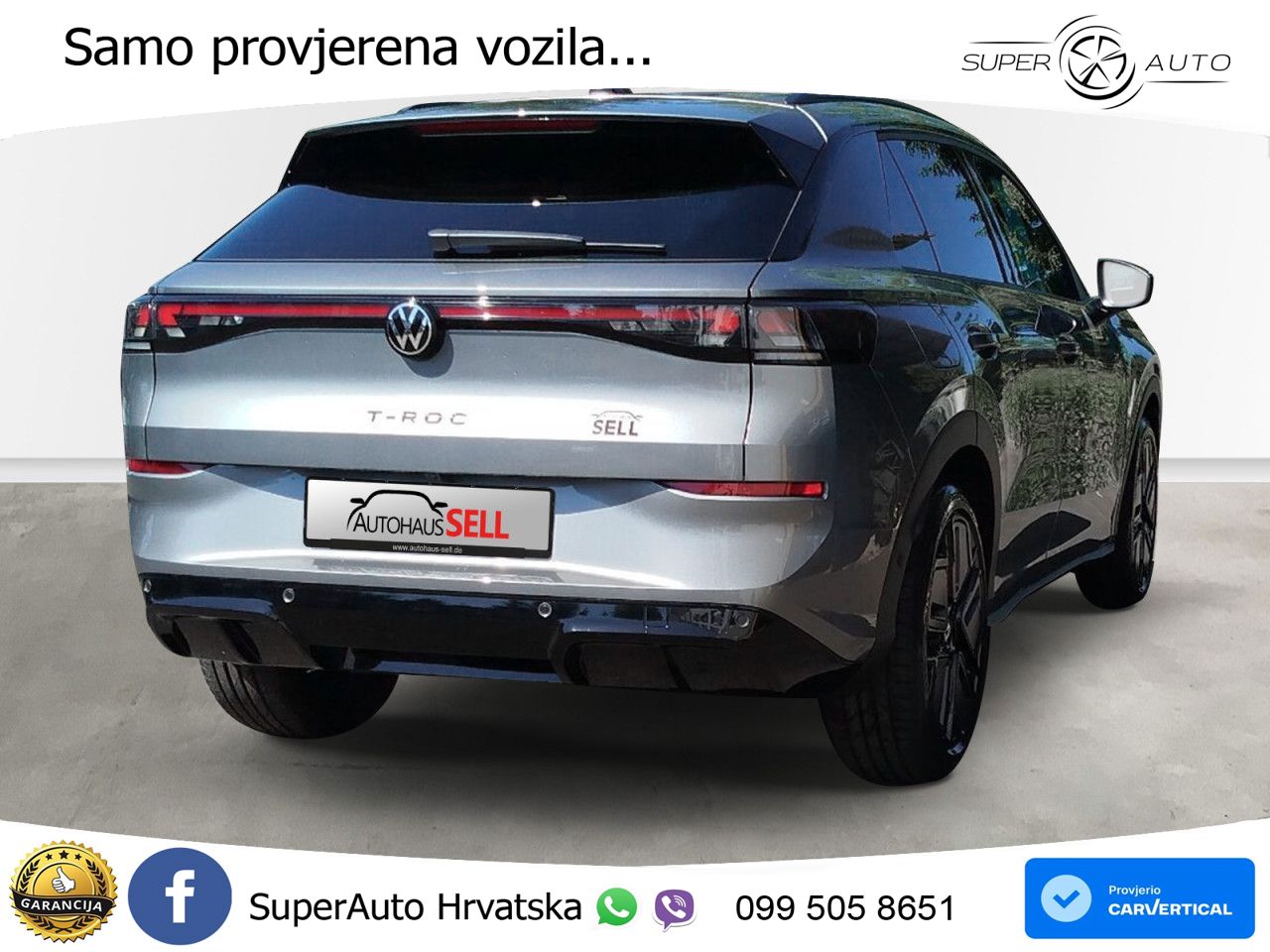 Volkswagen T-Roc 1.5 eTSI (150 KS)  DSG R-Line LED+GR SJED+ACC