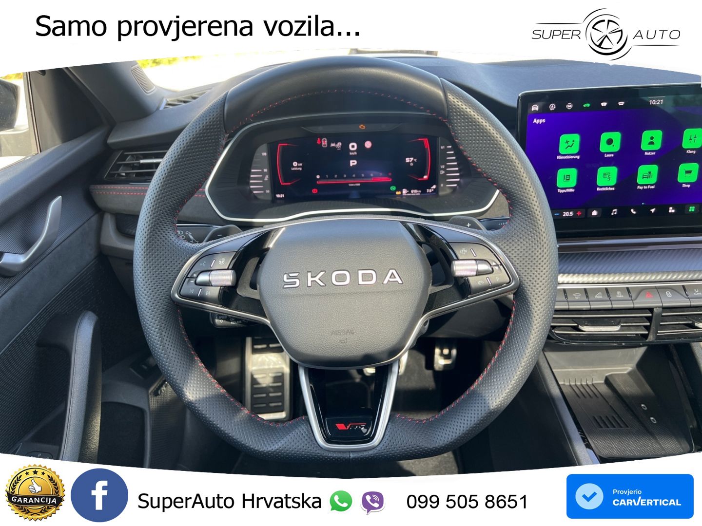 Škoda Octavia Combi RS 2.0 TSI (265 KS) DSG MATRIX+GR SJED+KAM