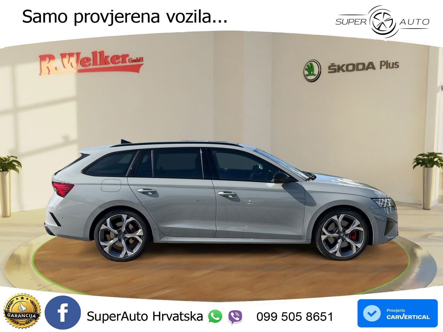 Škoda Octavia Combi RS 2.0 TSI (265 KS) DSG MATRIX+GR SJED+KAM