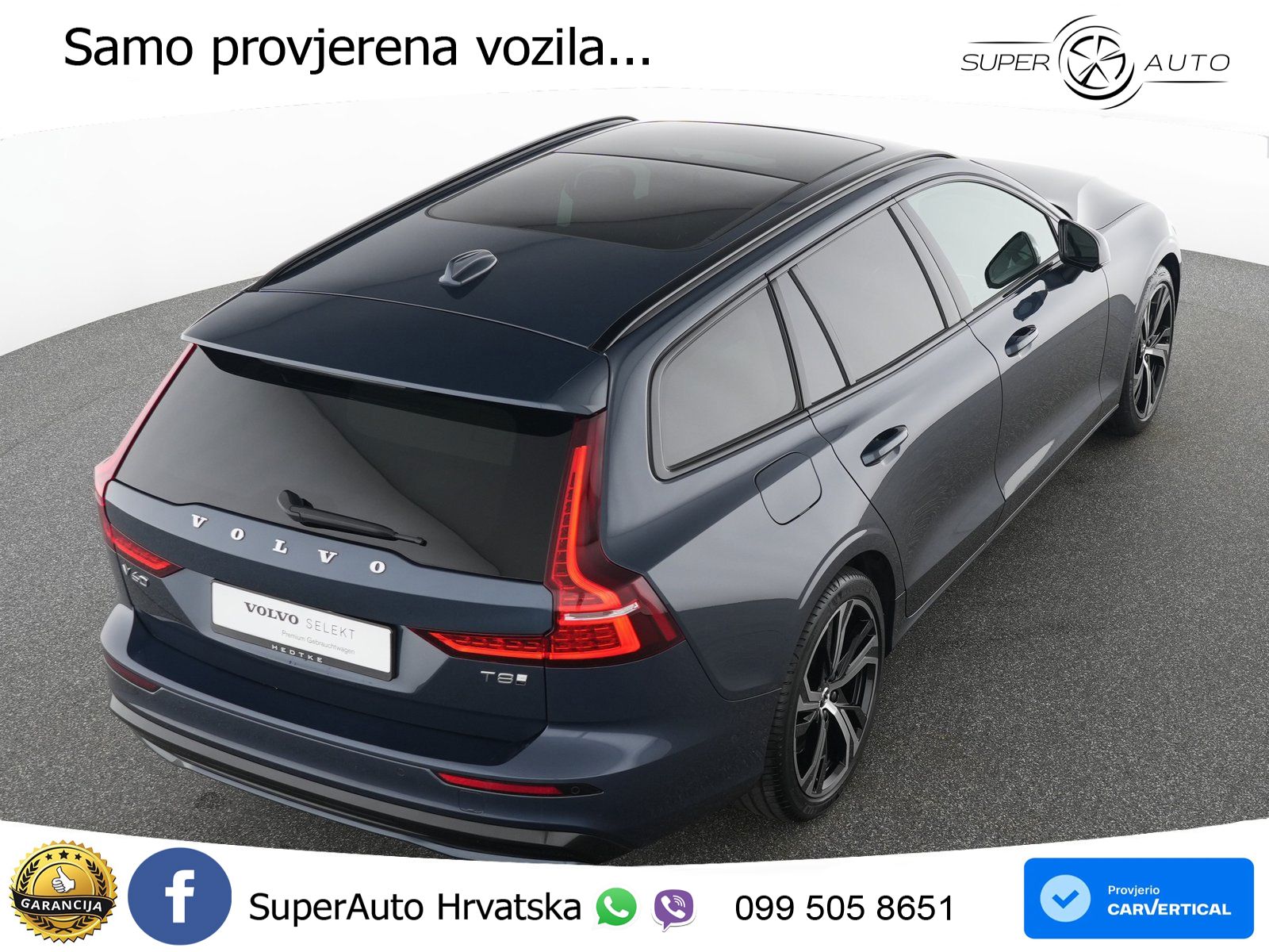 Volvo V60 2.0 T8 AWD Geartronic ACC+HEAD+4xGR SJED+360+PANO