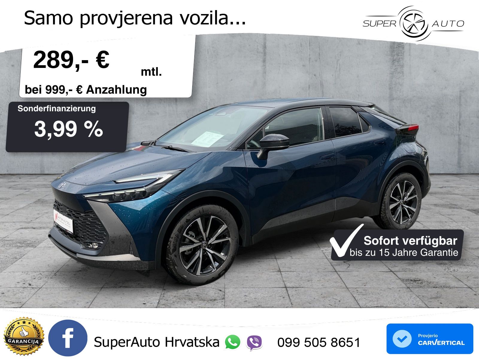 Toyota C-HR 2.0 (198 KS) Hybrid e-CVT Team D LED+GR SJED+ACC