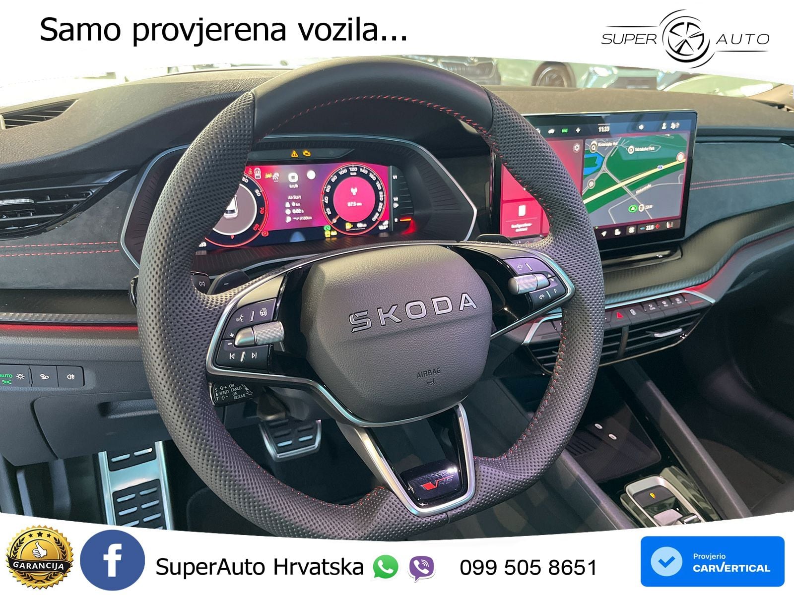 Škoda Octavia Combi RS 2.0 TSI (265 KS) DSG MATRIX+GR SJED+KAM