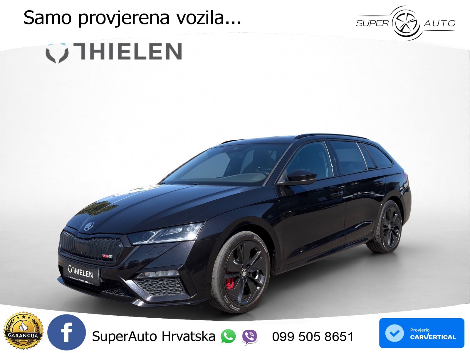 Škoda Octavia Combi RS 2.0 TSI (245 KS) DSG LED+GR SJED+ACC