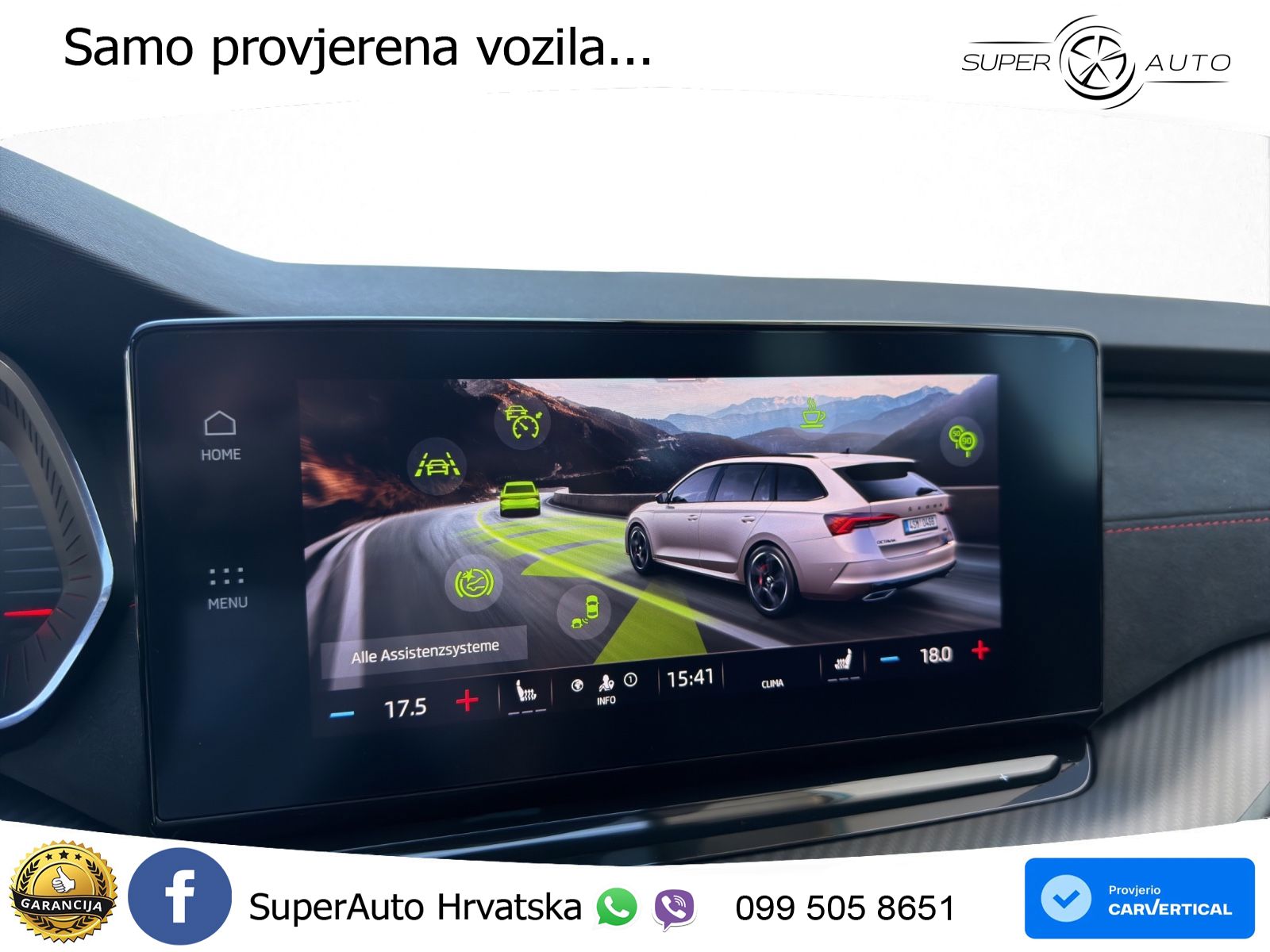 Škoda Octavia Combi RS 2.0 TSI (245 KS) DSG LED+GR SJED+ACC