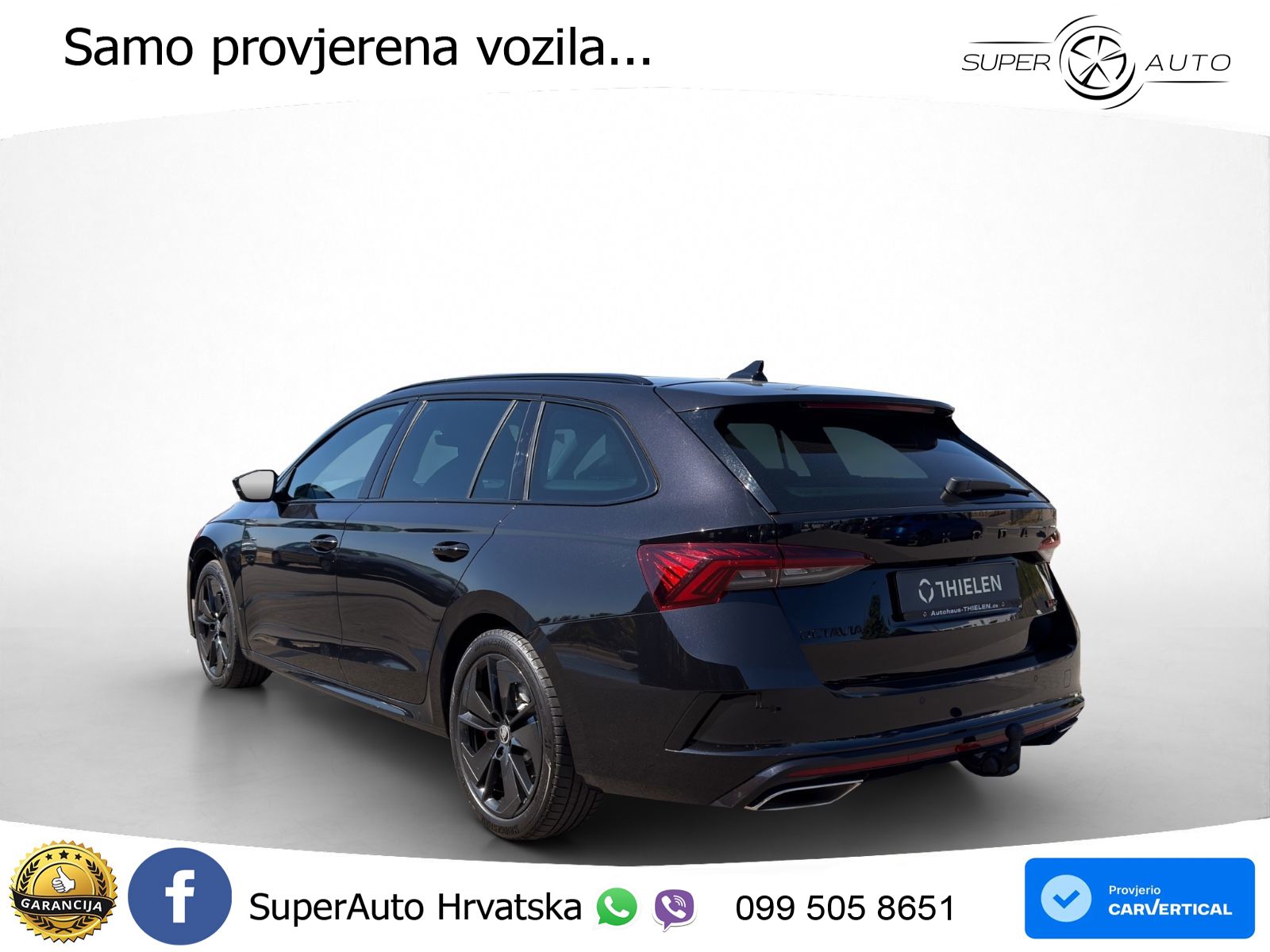 Škoda Octavia Combi RS 2.0 TSI (245 KS) DSG LED+GR SJED+ACC