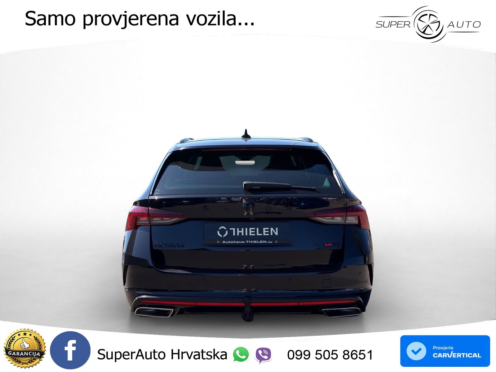 Škoda Octavia Combi RS 2.0 TSI (245 KS) DSG LED+GR SJED+ACC