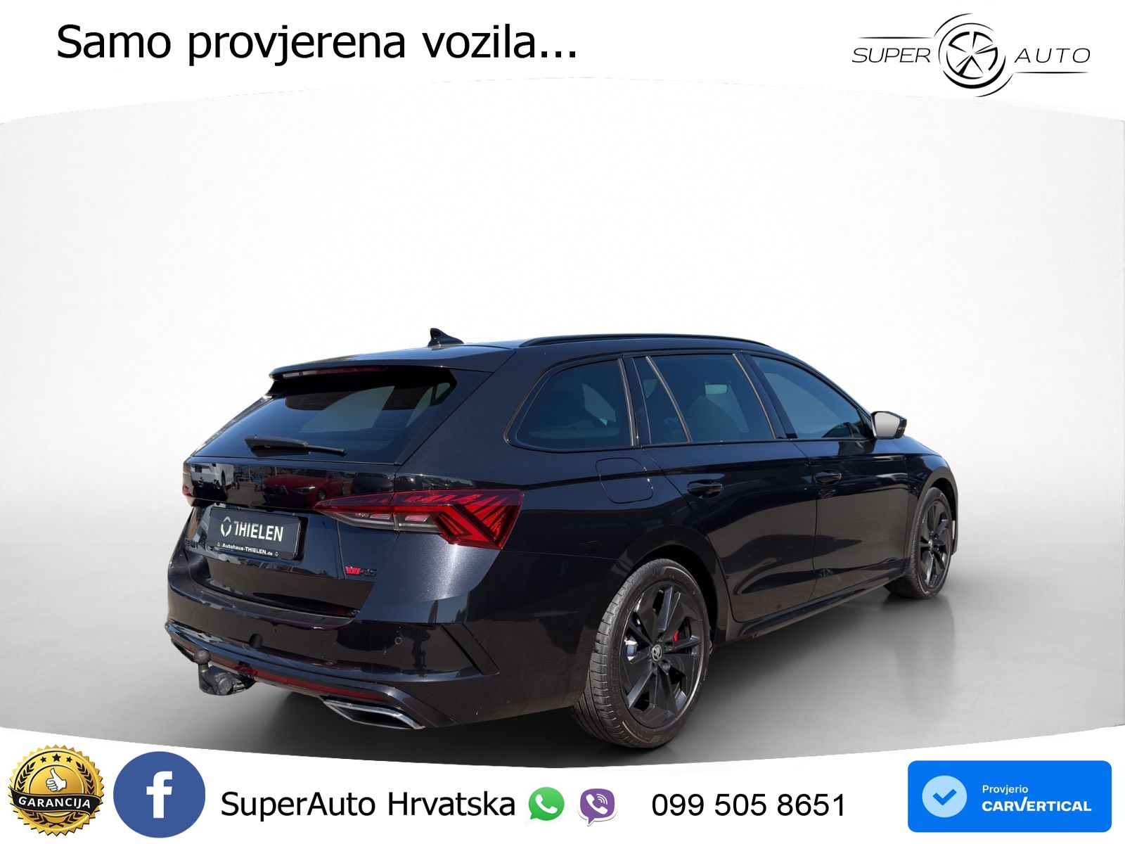 Škoda Octavia Combi RS 2.0 TSI (245 KS) DSG LED+GR SJED+ACC