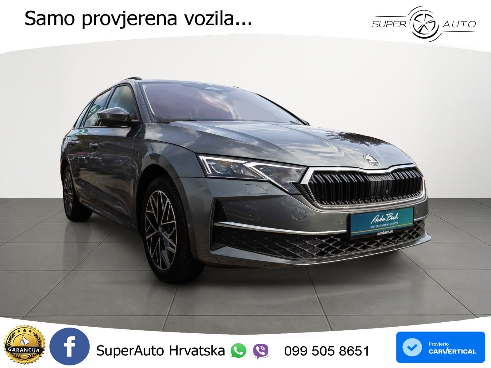 Škoda Octavia Combi 2.0 TDI (150 KS) DSG LED+GR SJED+ACC