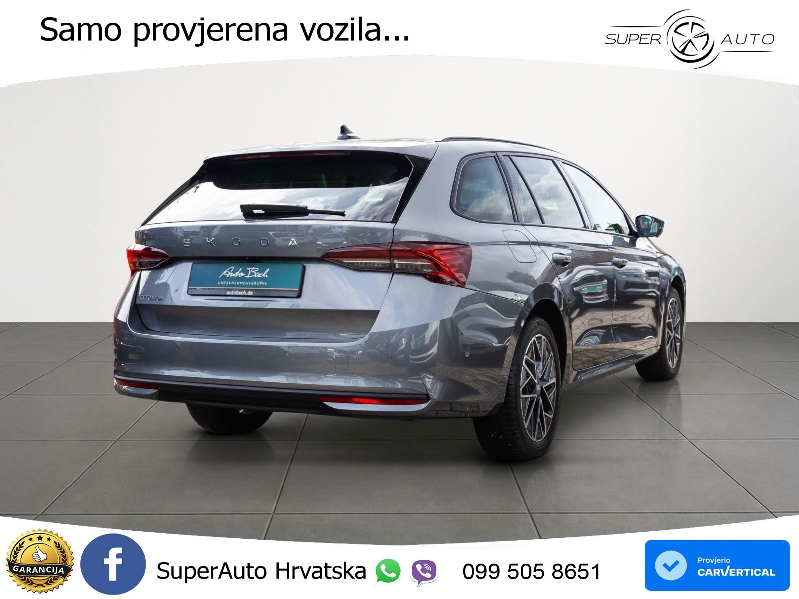 Škoda Octavia Combi 2.0 TDI (150 KS) DSG LED+GR SJED+ACC