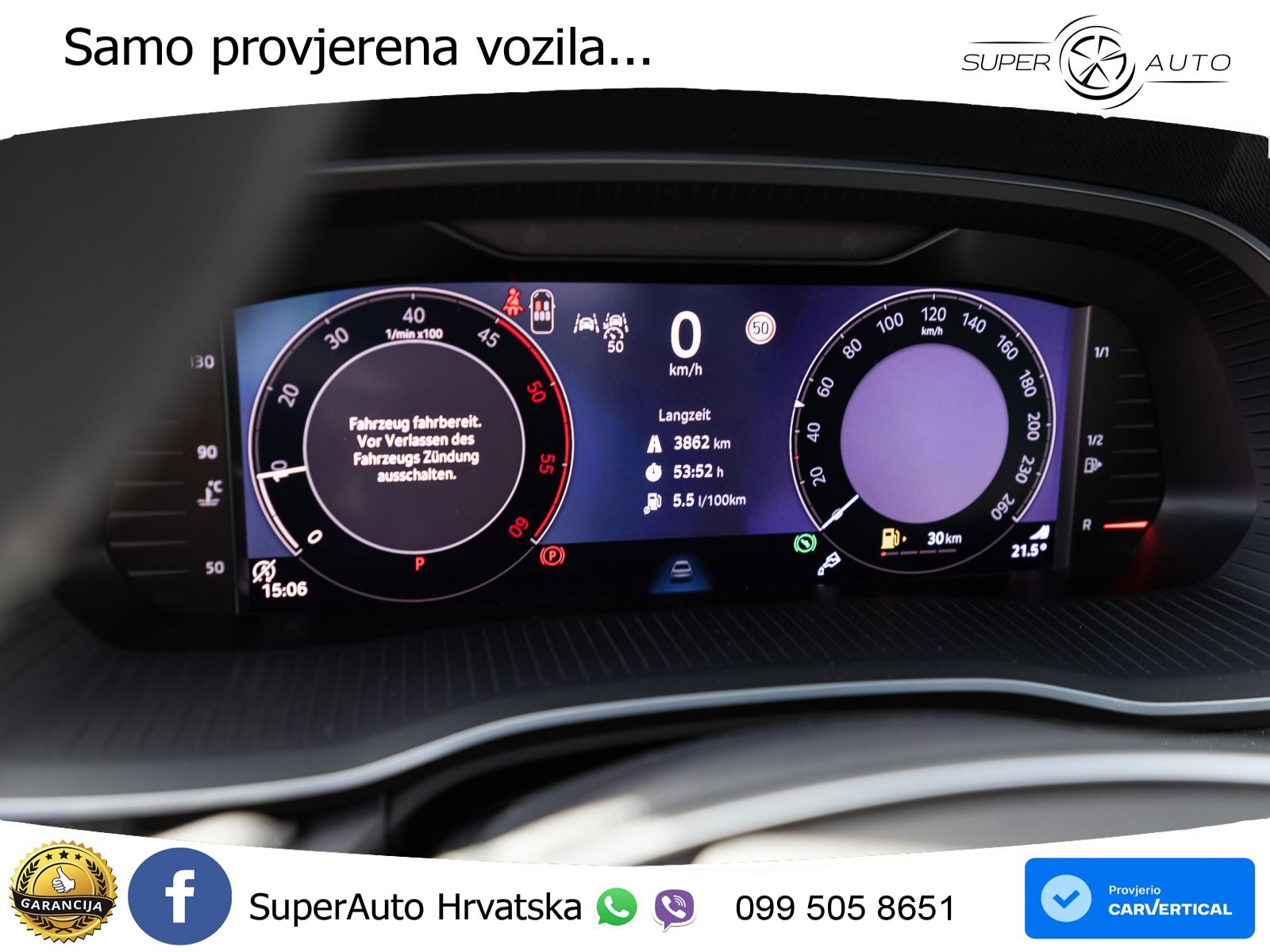 Škoda Octavia Combi 2.0 TDI (150 KS) DSG LED+GR SJED+ACC