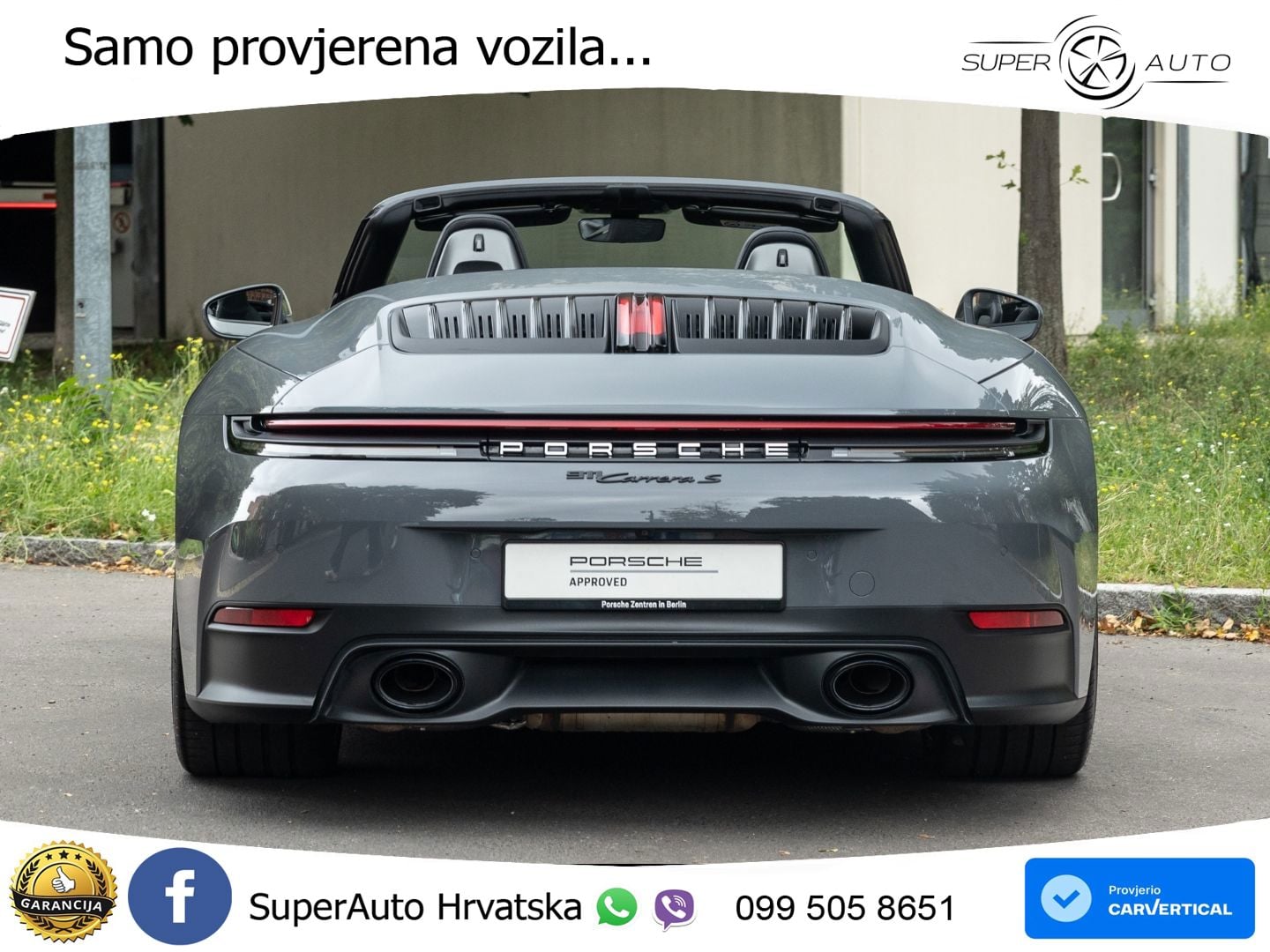 Porsche 911 Carrera GTS Cabriolet 3.0 (480 KS) PDK MATRIX+GR SJED+KAM